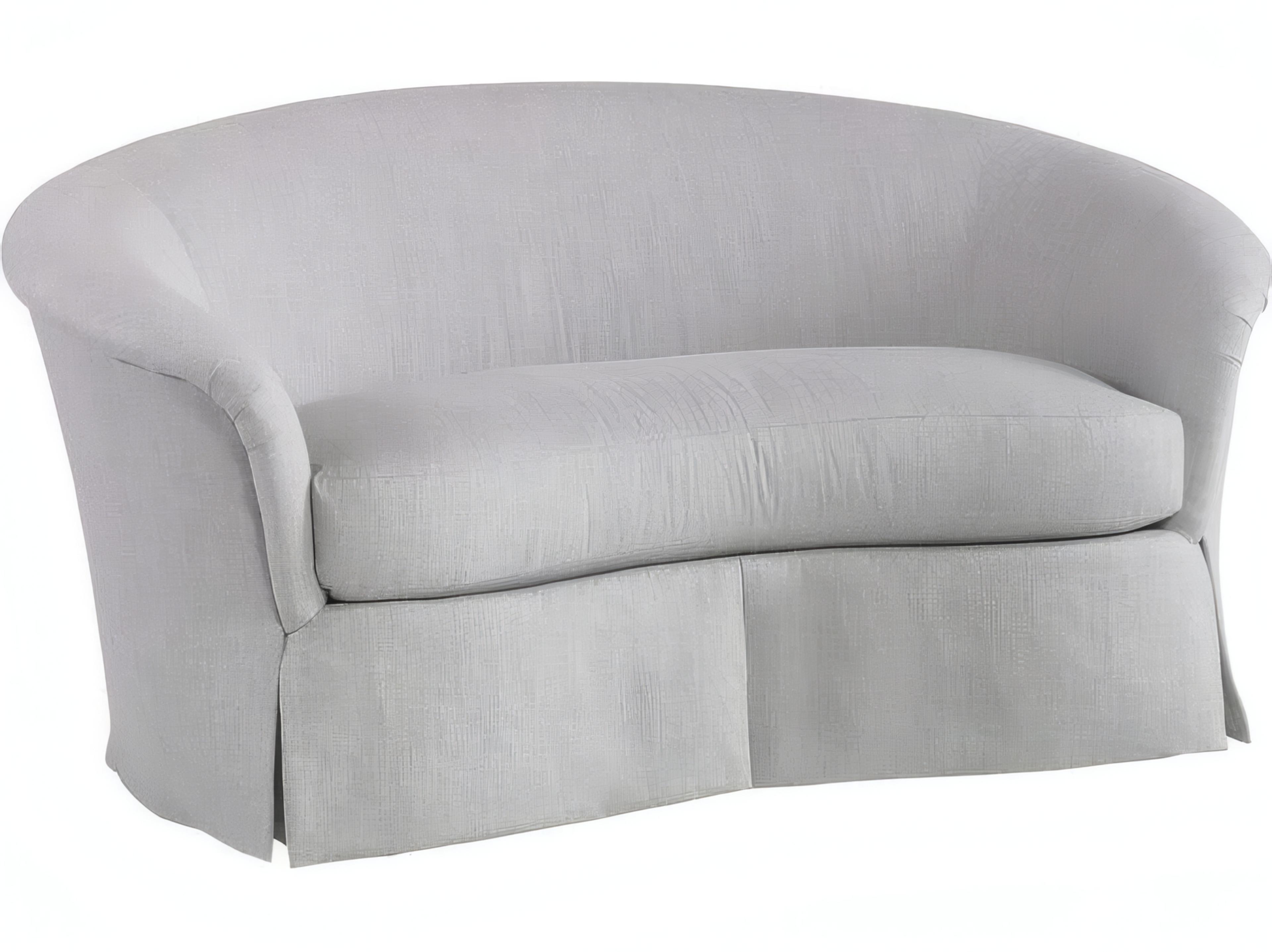 Mr. & Mrs. Howard Crescent Upholstered Loveseat