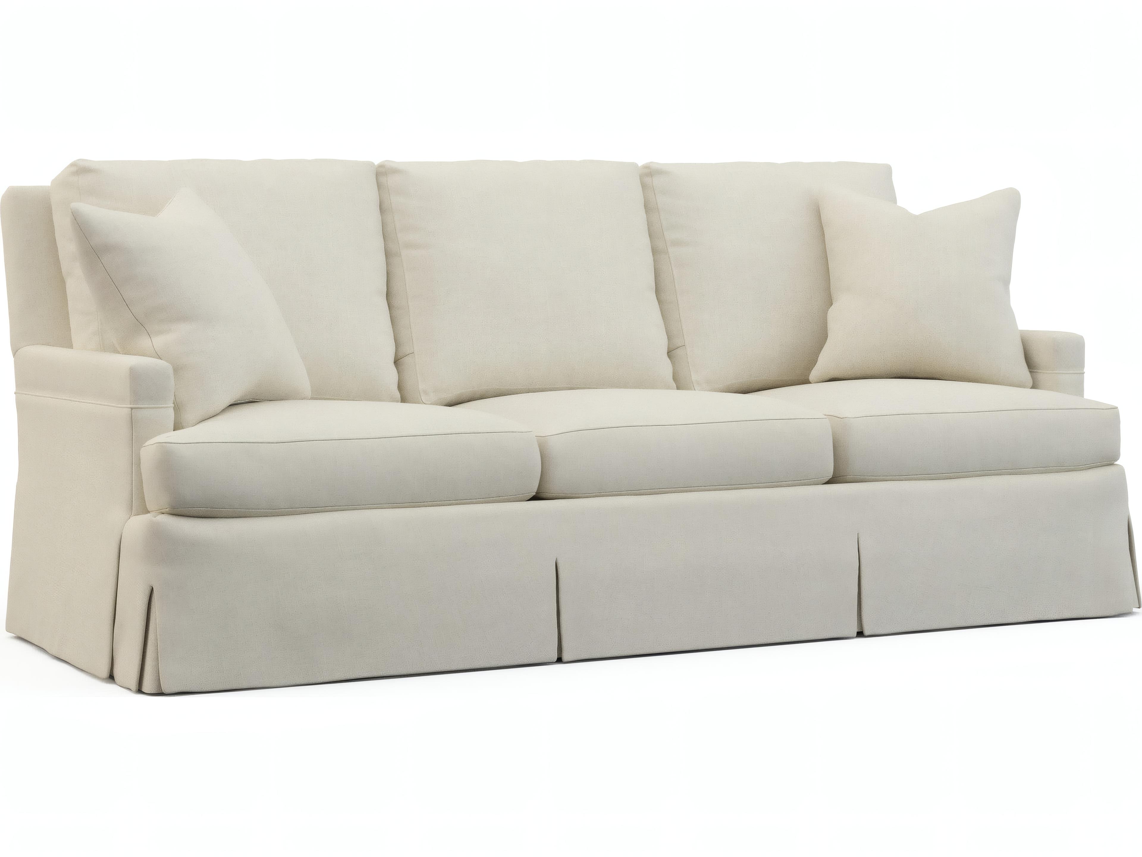 Mr. & Mrs. Howard Dante Beige Upholstered Sofa