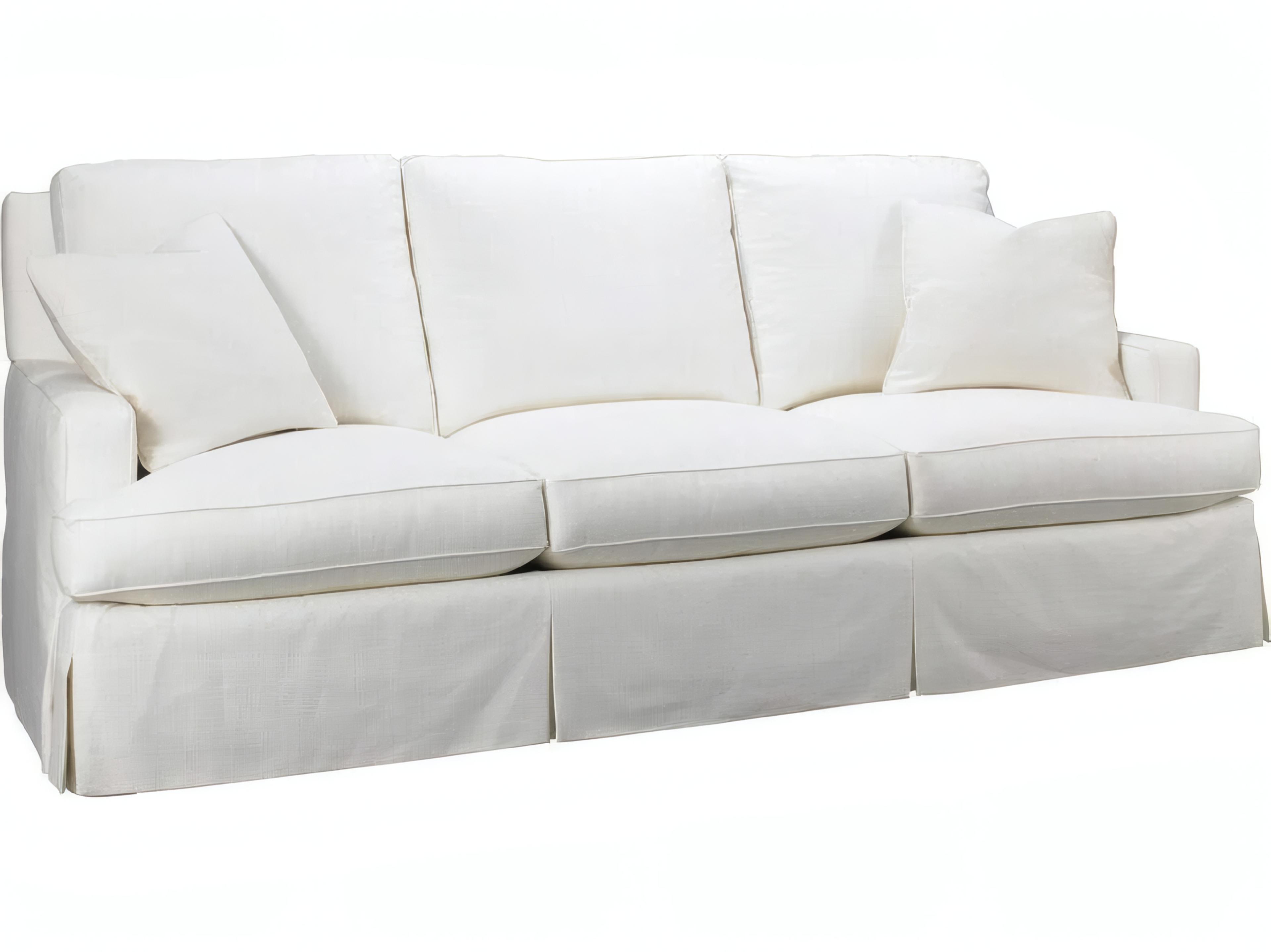 Mr. & Mrs. Howard Fairfax Beige Upholstered Sofa