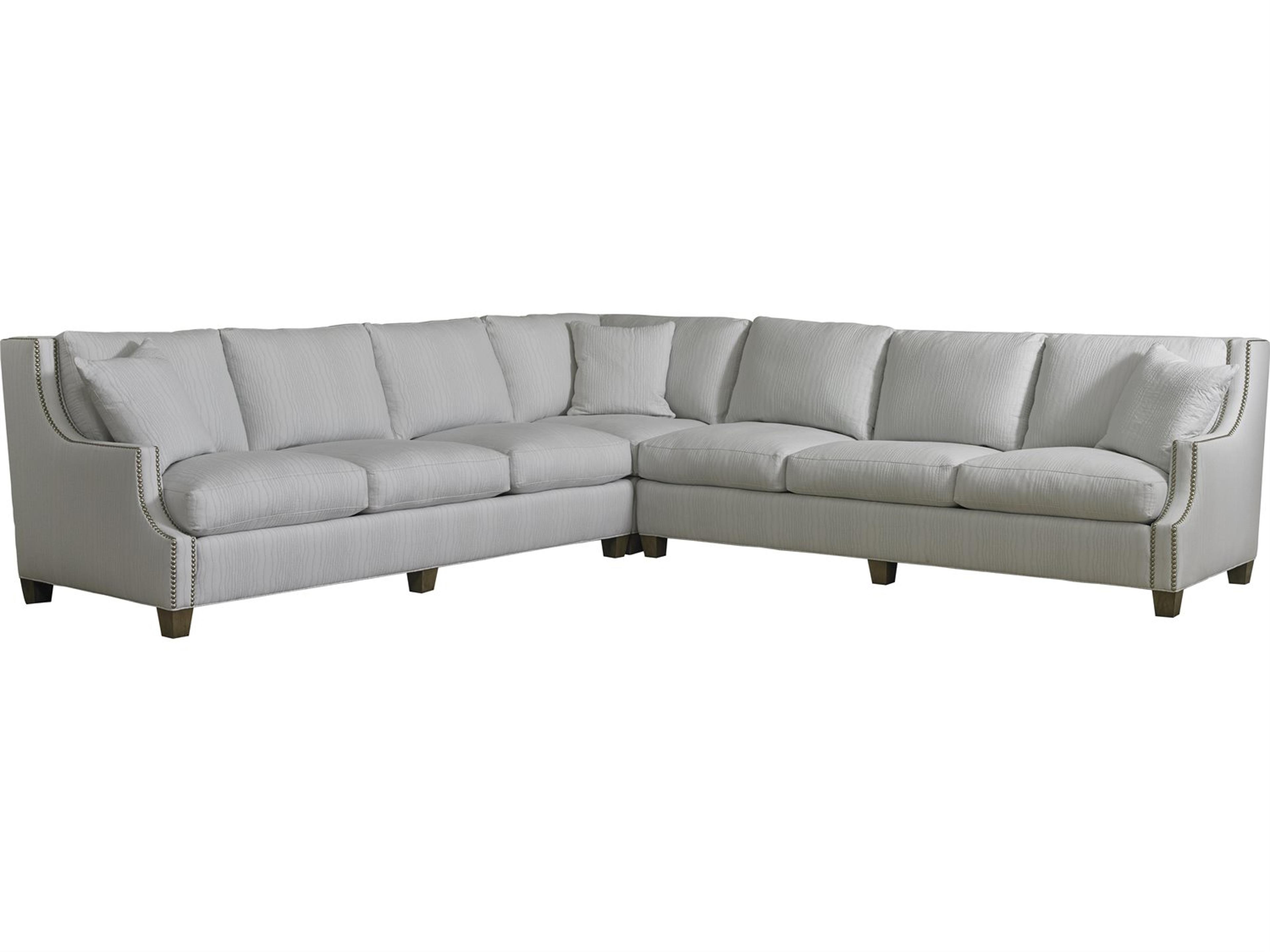 Mr. & Mrs. Howard Manhattan Blue Upholstered Sectional Sofa