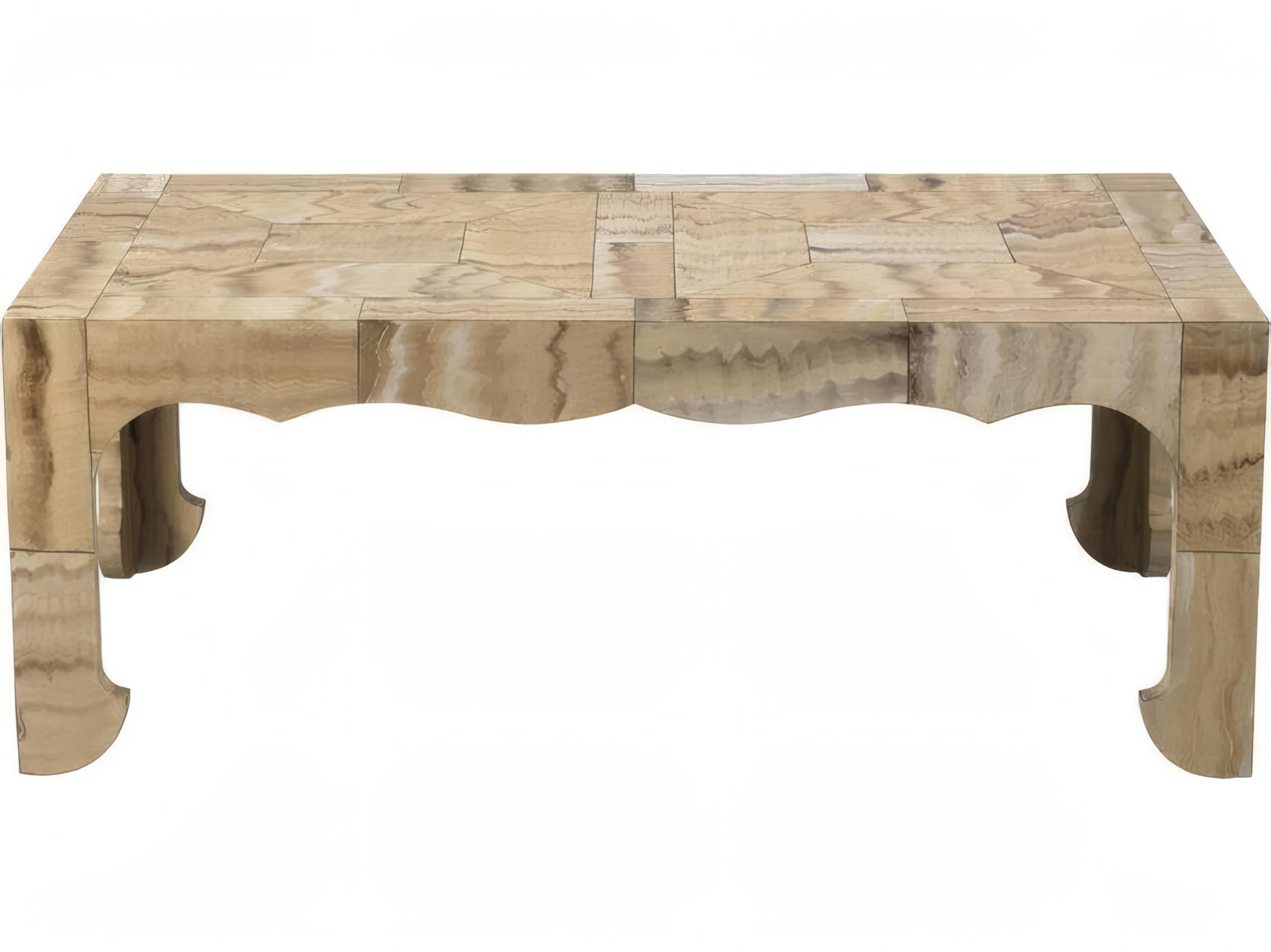 Mr. & Mrs. Howard Paris Rectangular Wood Coffee Table