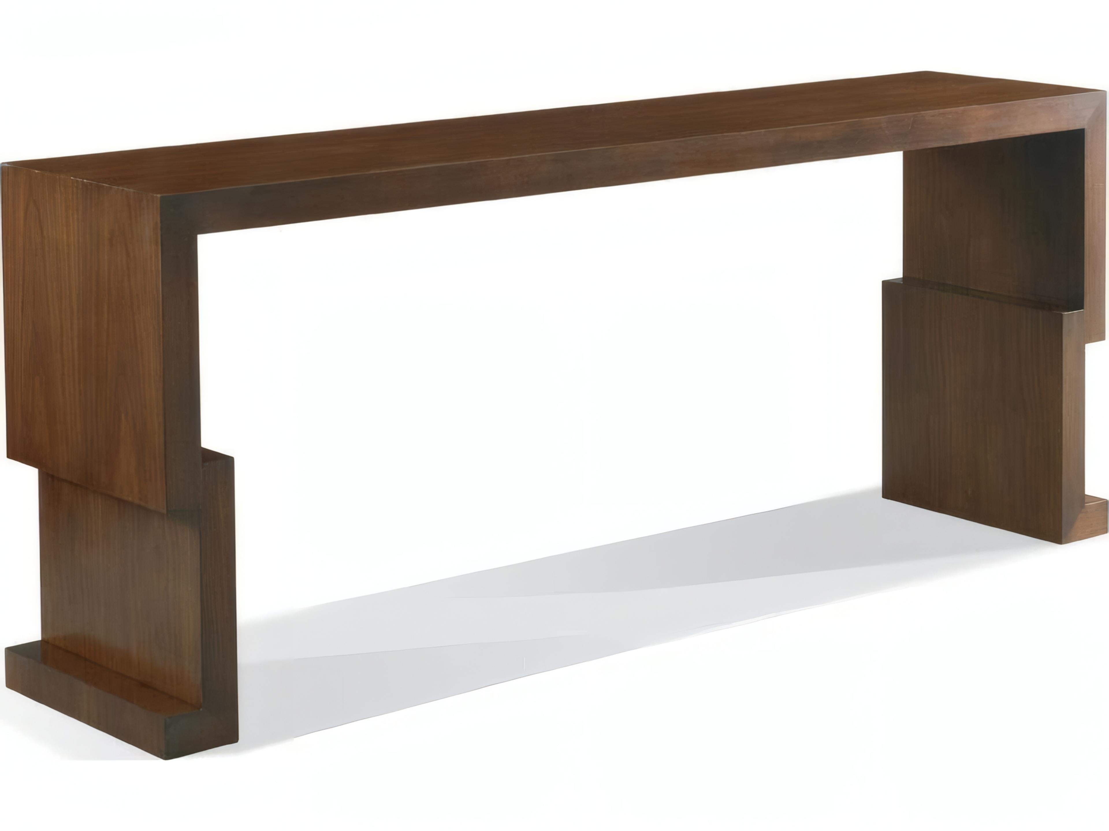 Mr. & Mrs. Howard Kang Rectangular Wood Console Table