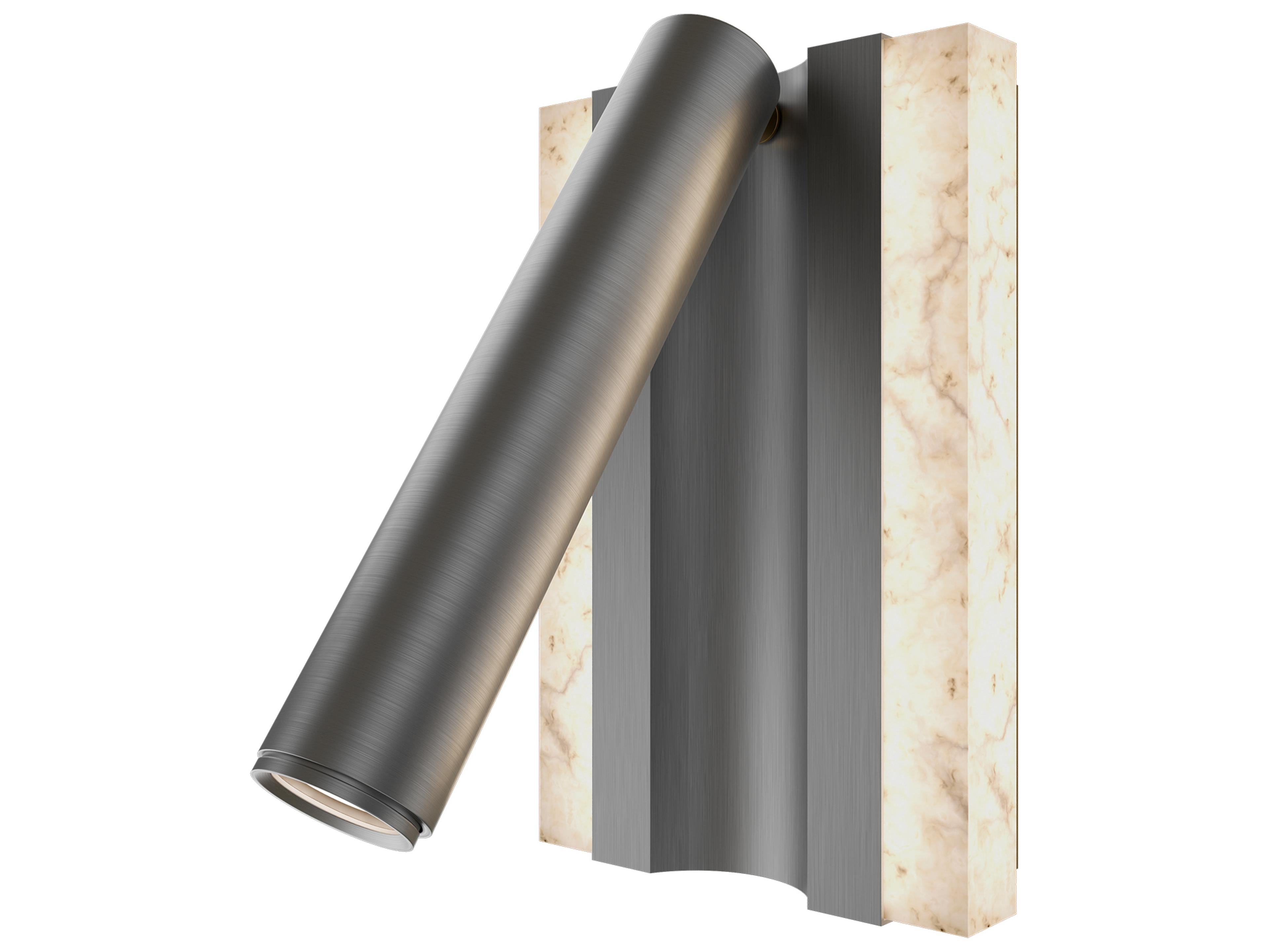 Modern Forms Ivery 1-Light Antique Nickel Wall Sconce