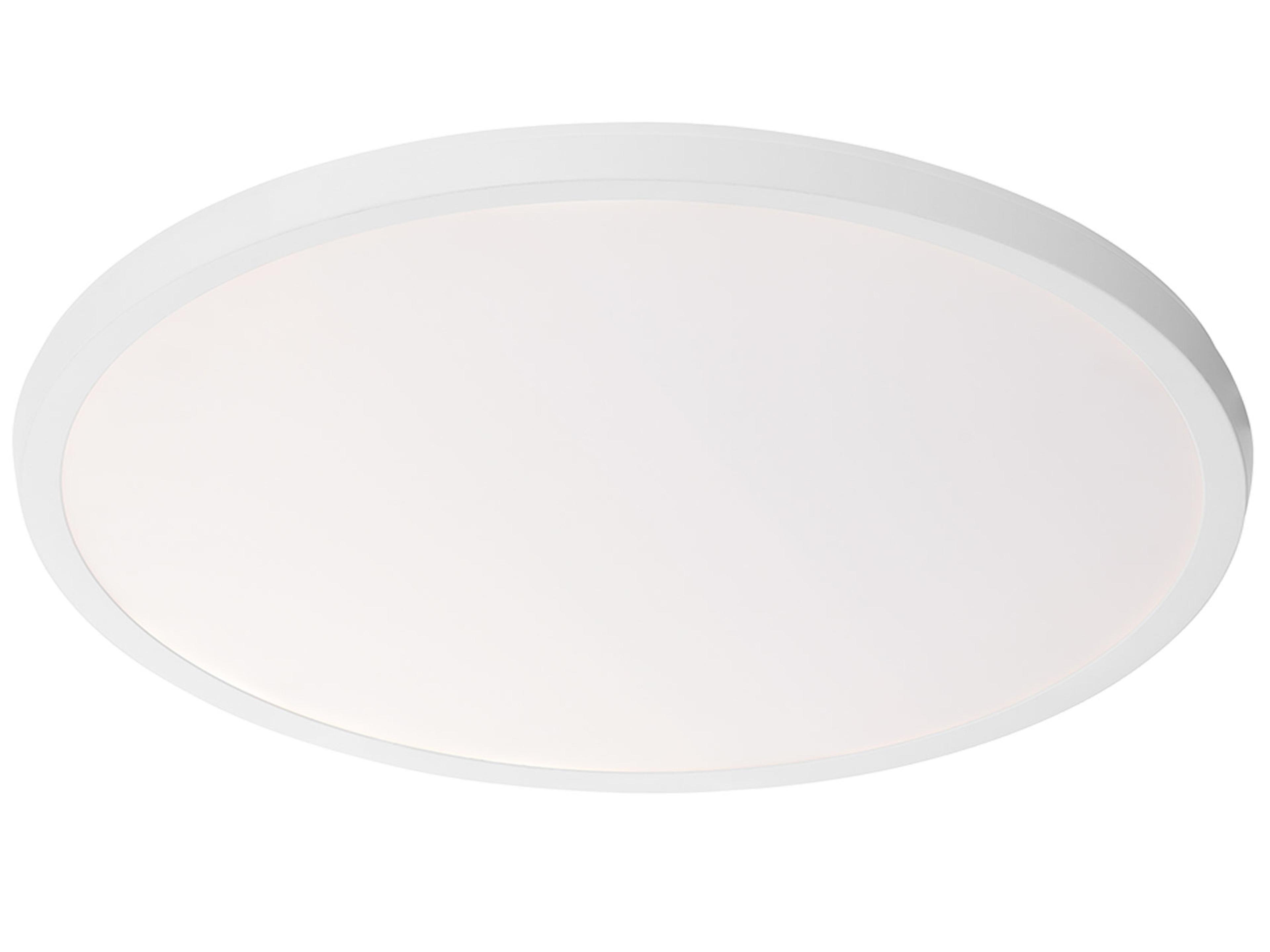 Modern Forms Argo 1-Light White LED Round Flush Mount