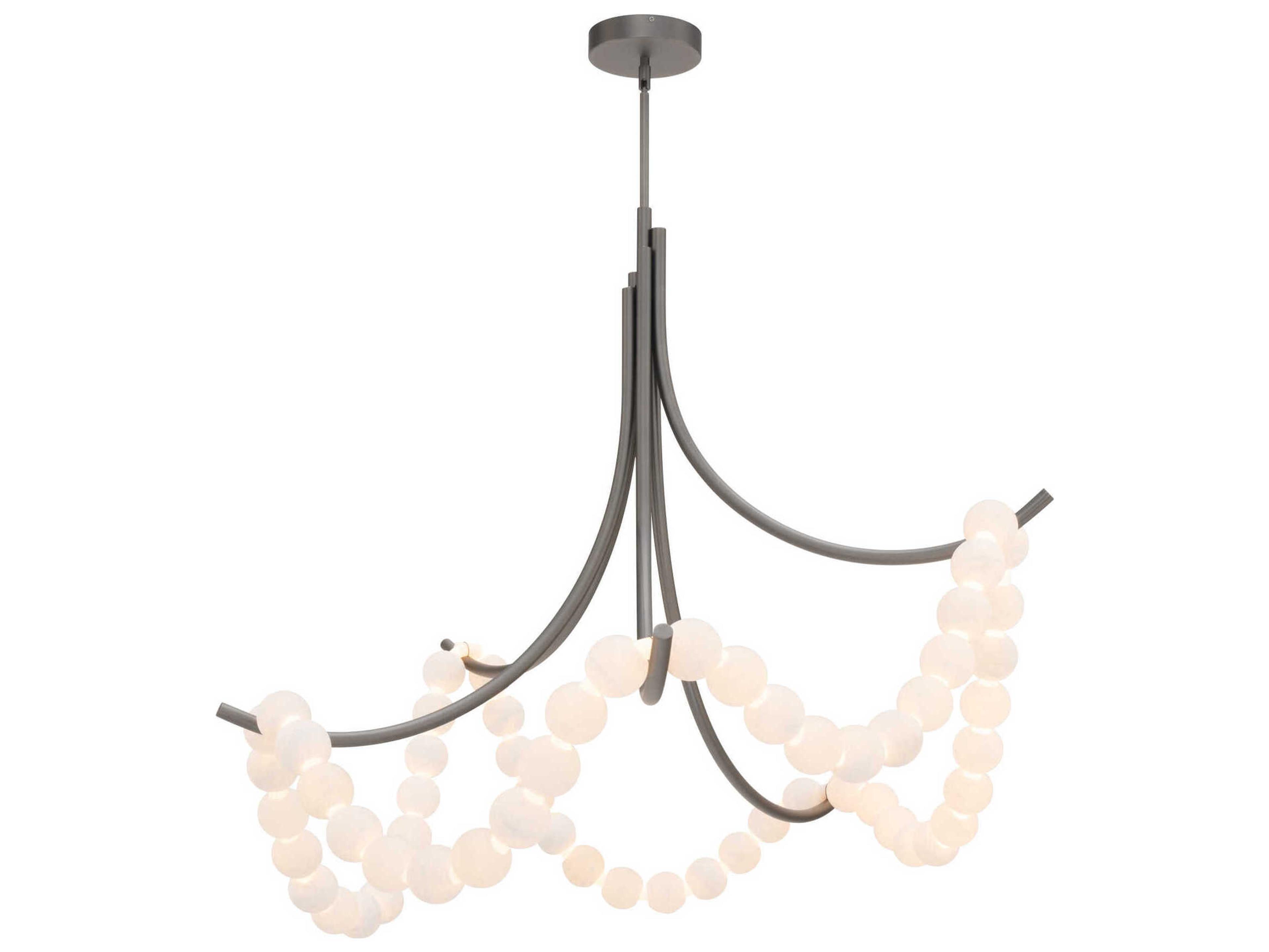 Modern Forms Parel 1-Light Antique Nickel Semi Flush Mount
