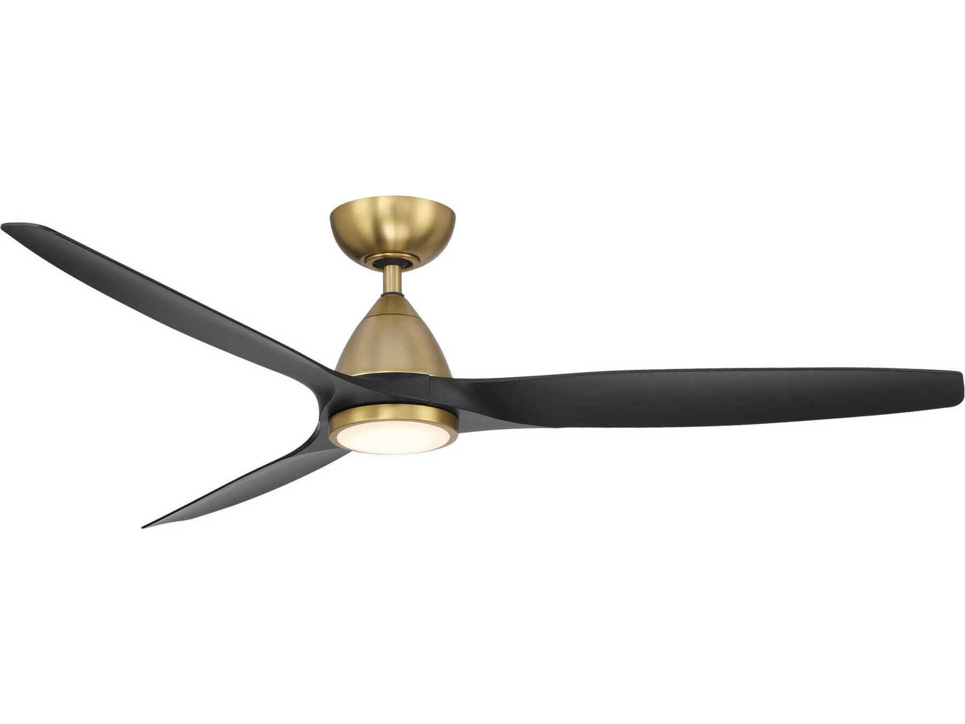 Modern Forms Skylark Soft Brass / Matte Black 62" Ceiling Fan