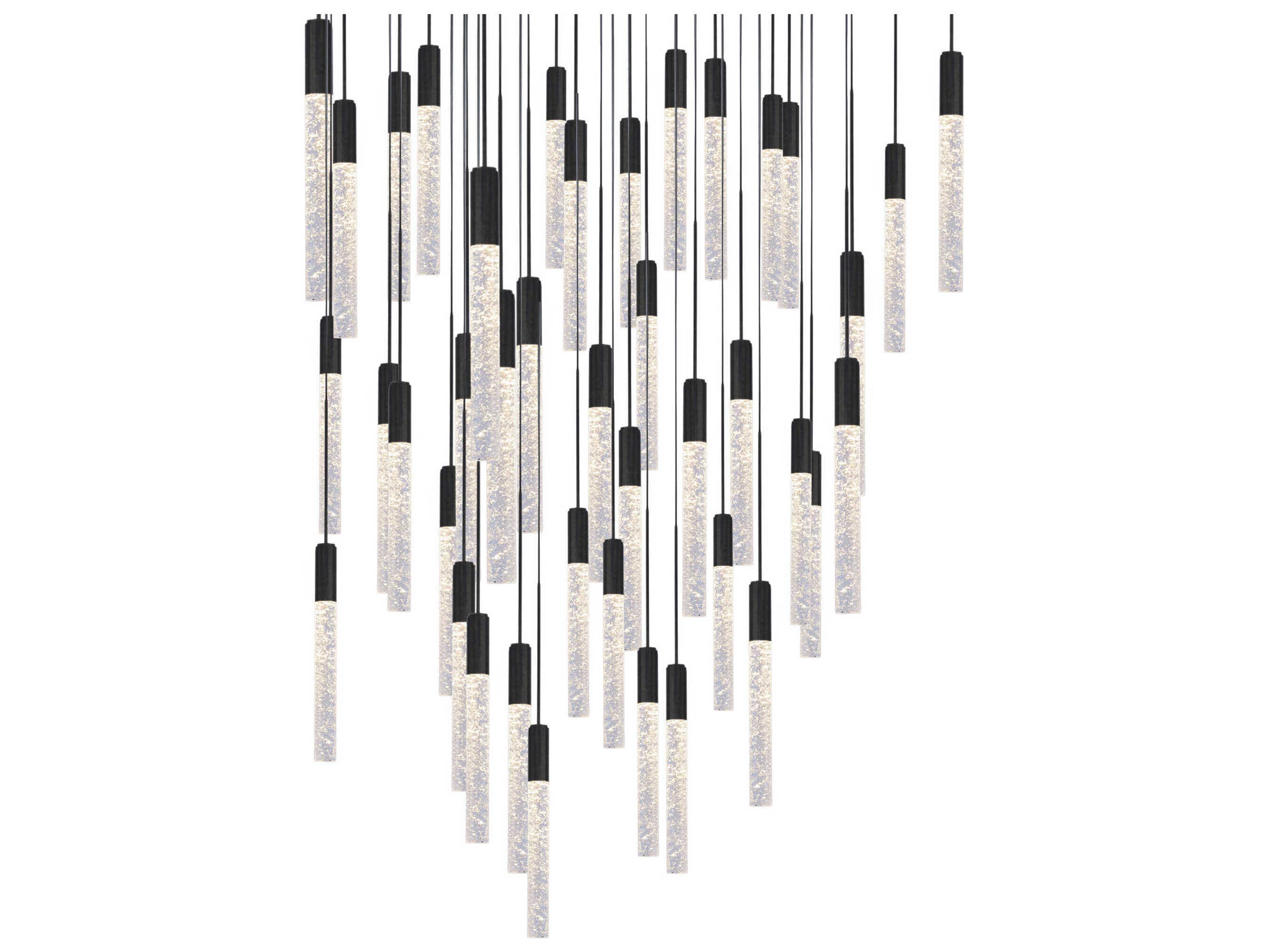 Modern Forms Magic 41-Light Black Linear Pendant