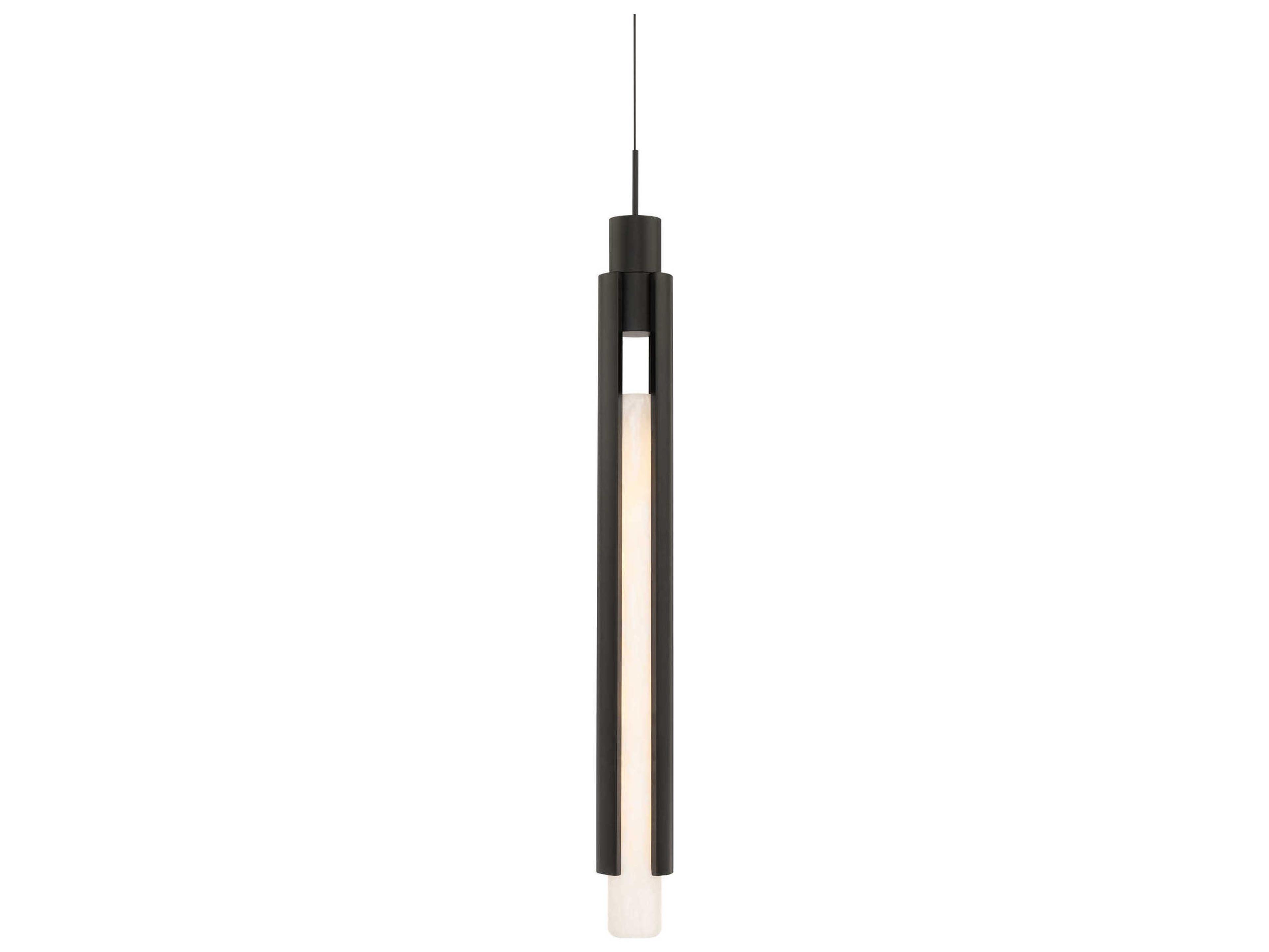 Modern Forms Saber 1-Light Black Linear Mini Pendant
