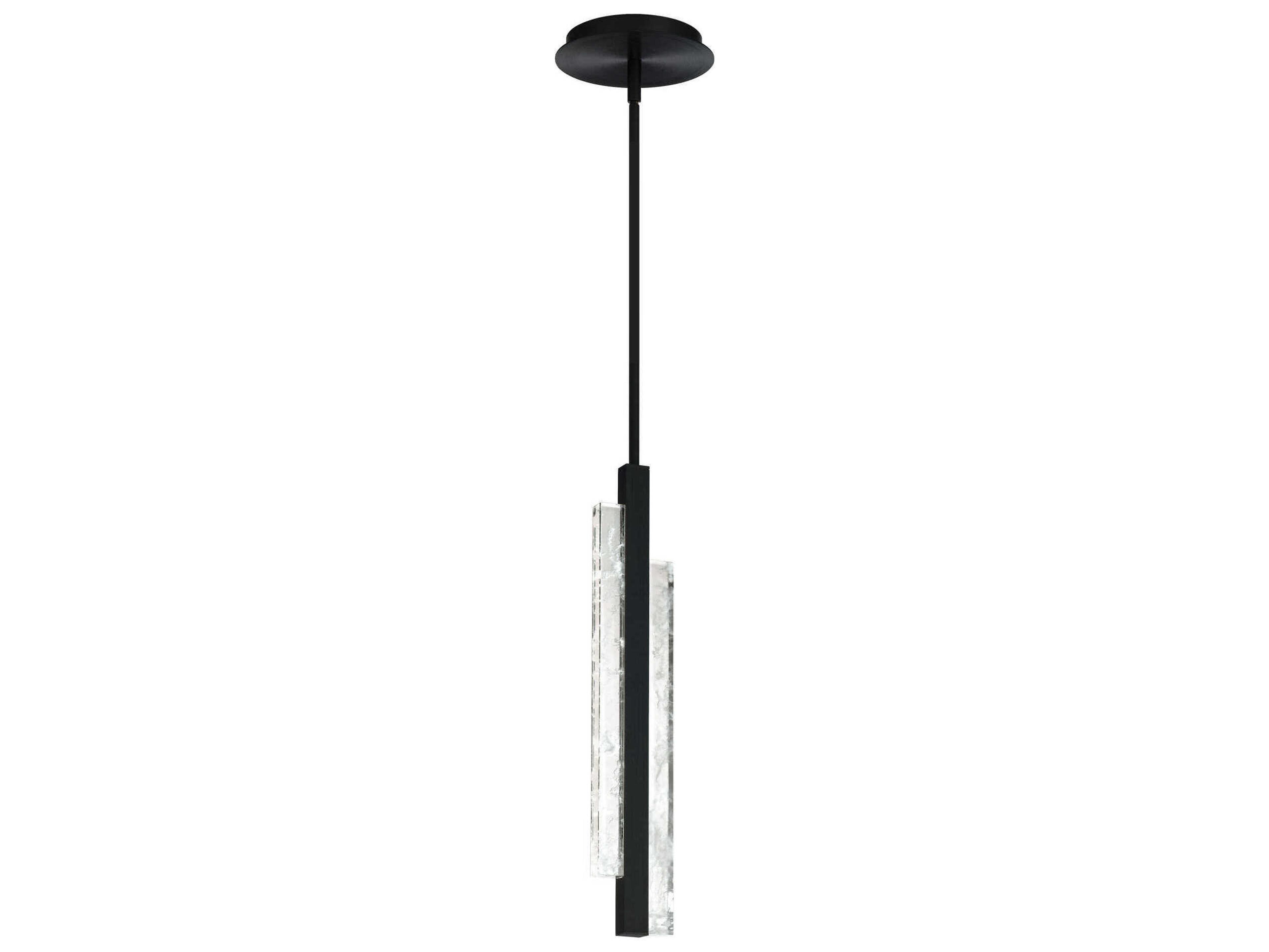 Modern Forms Tandem 1-Light Black LED Linear Mini Pendant
