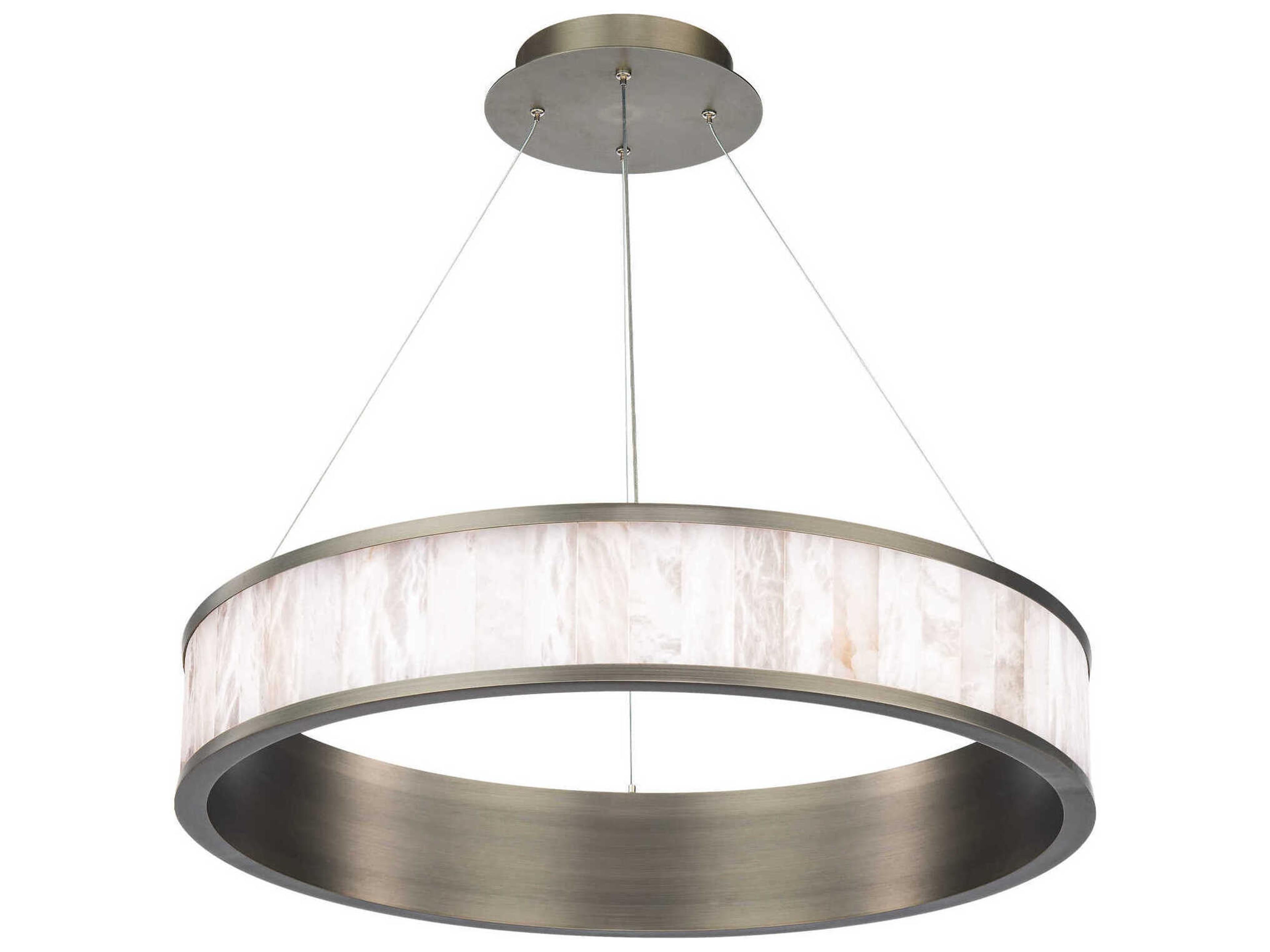 Modern Forms Coliseo 1-Light Antique Nickel LED Round Pendant