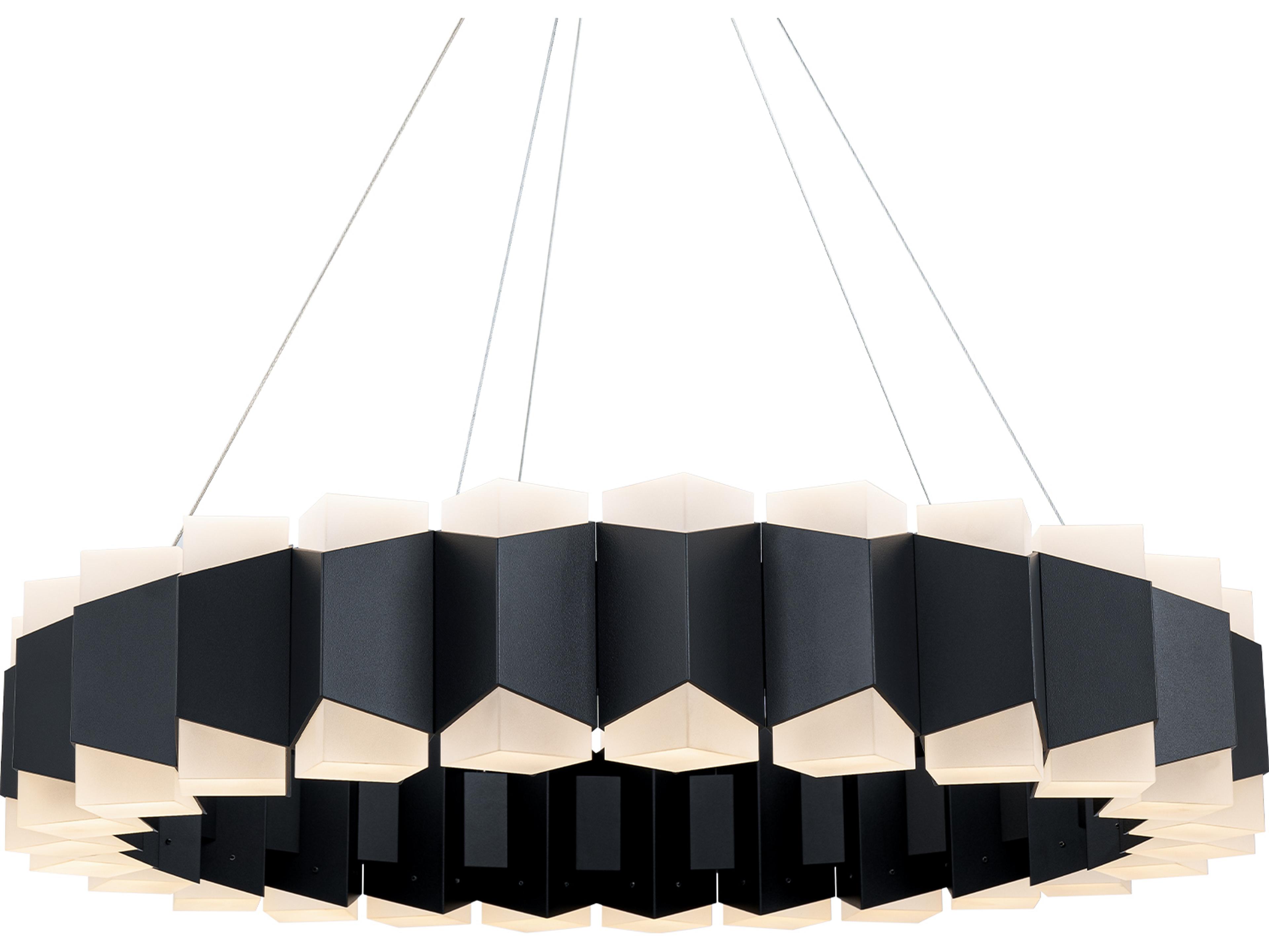 Modern Forms Dolman 48-Light Black Pendant