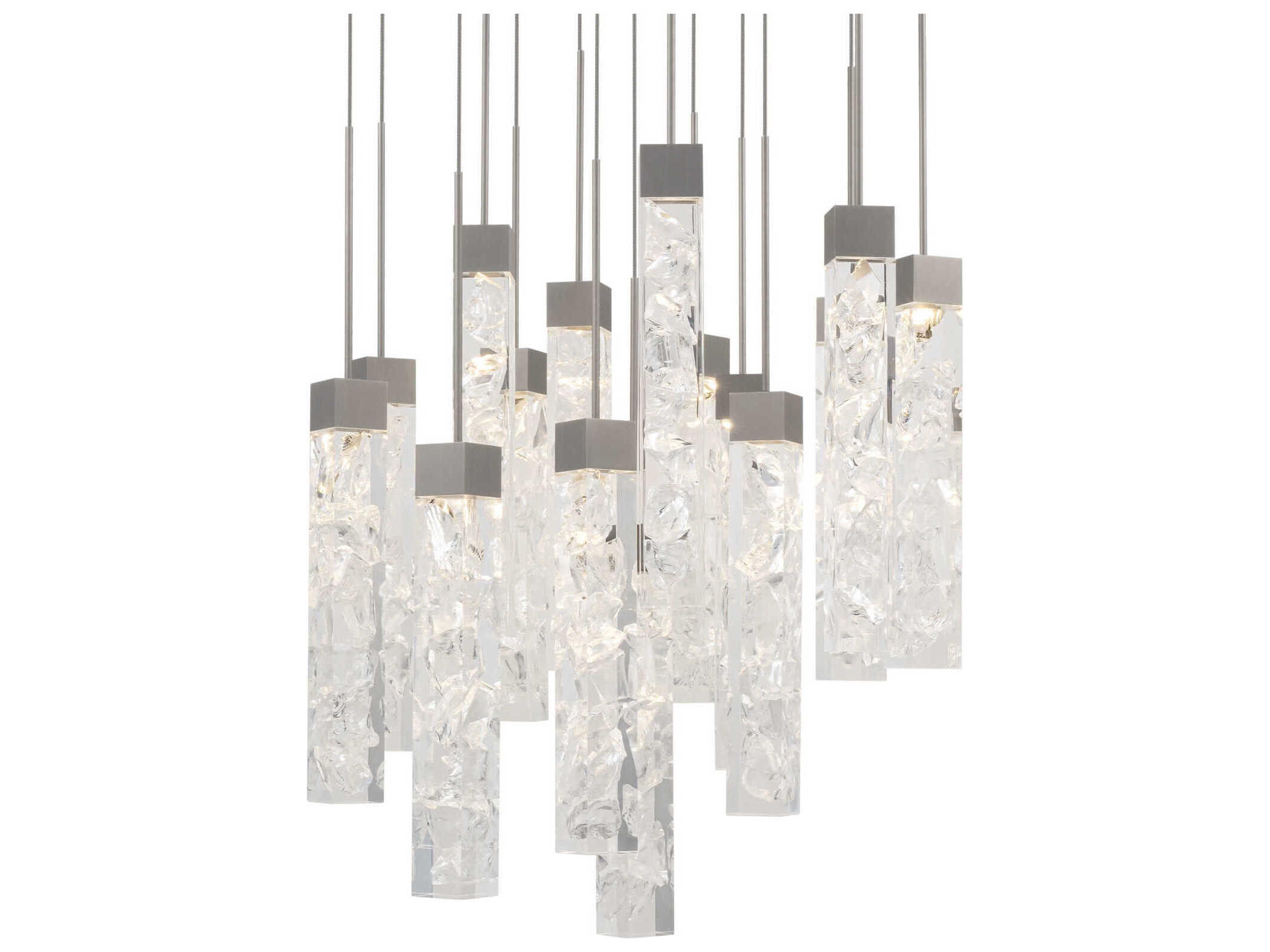 Modern Forms Minx 15-Light Antique Nickel Linear Pendant