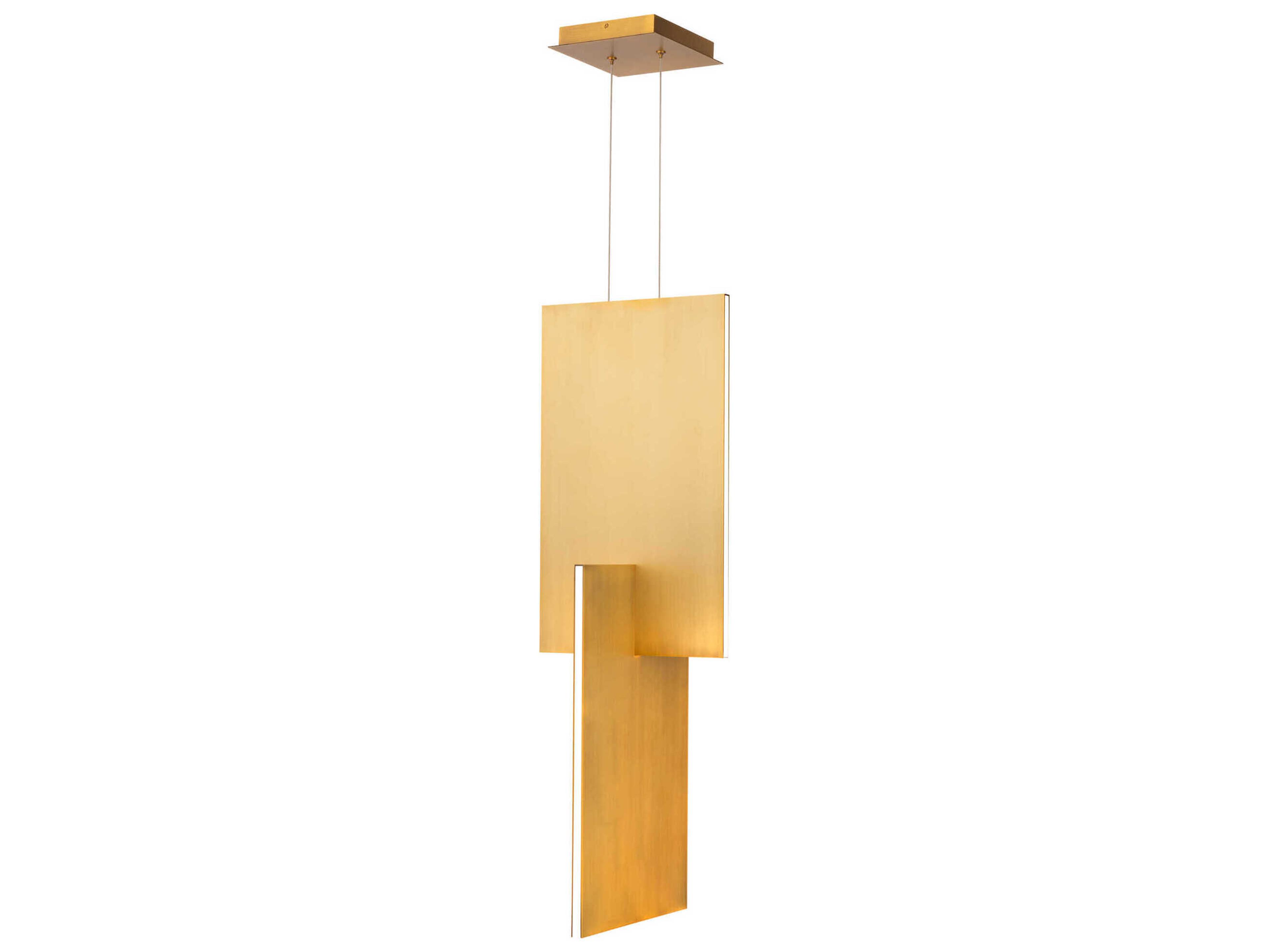 Modern Forms Amari 8-Light Aged Brass LED Geometric Mini Pendant