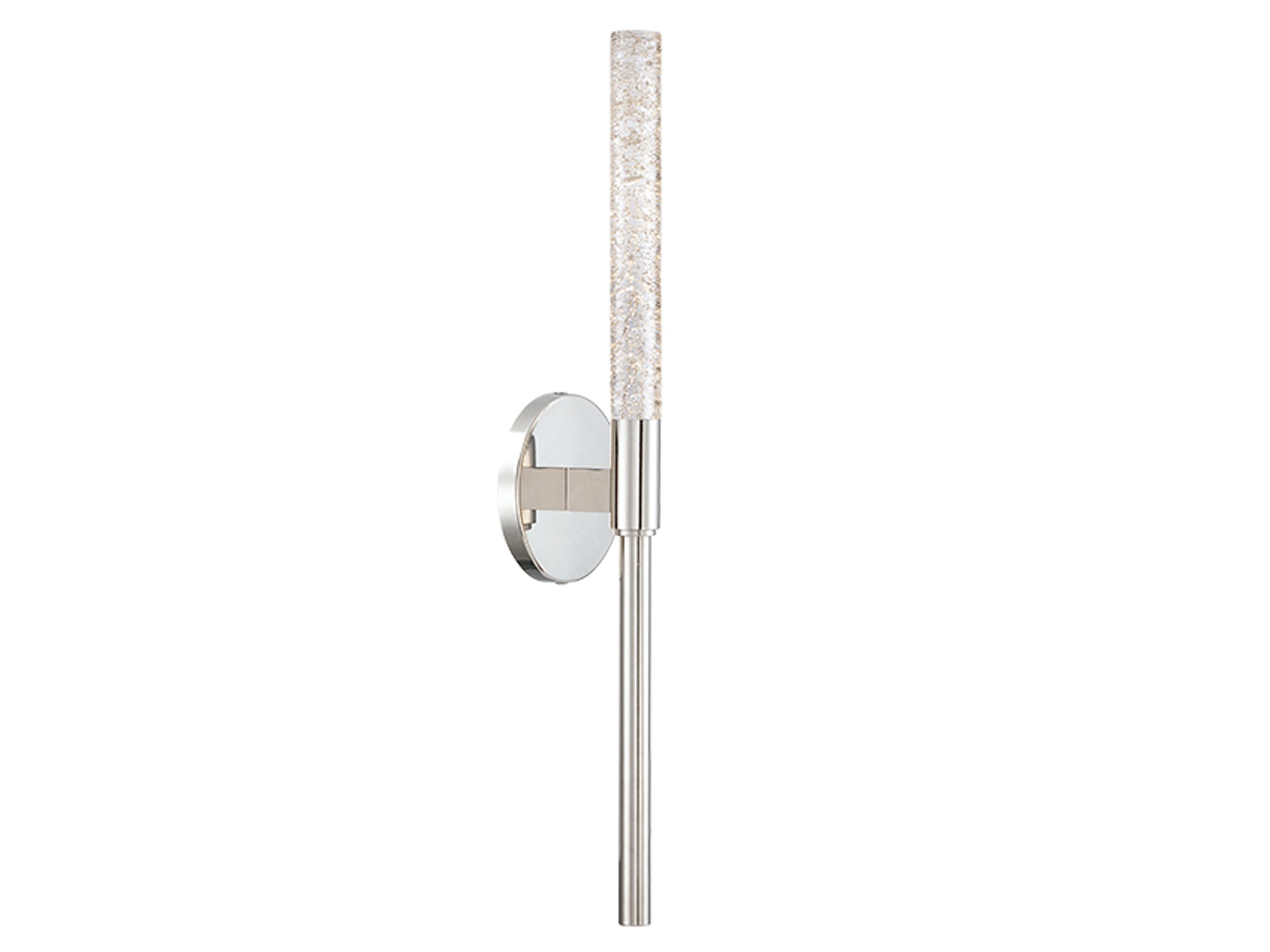 Modern Forms Magic 1-Light Polished Nickel Crystal LED Wall Sconce