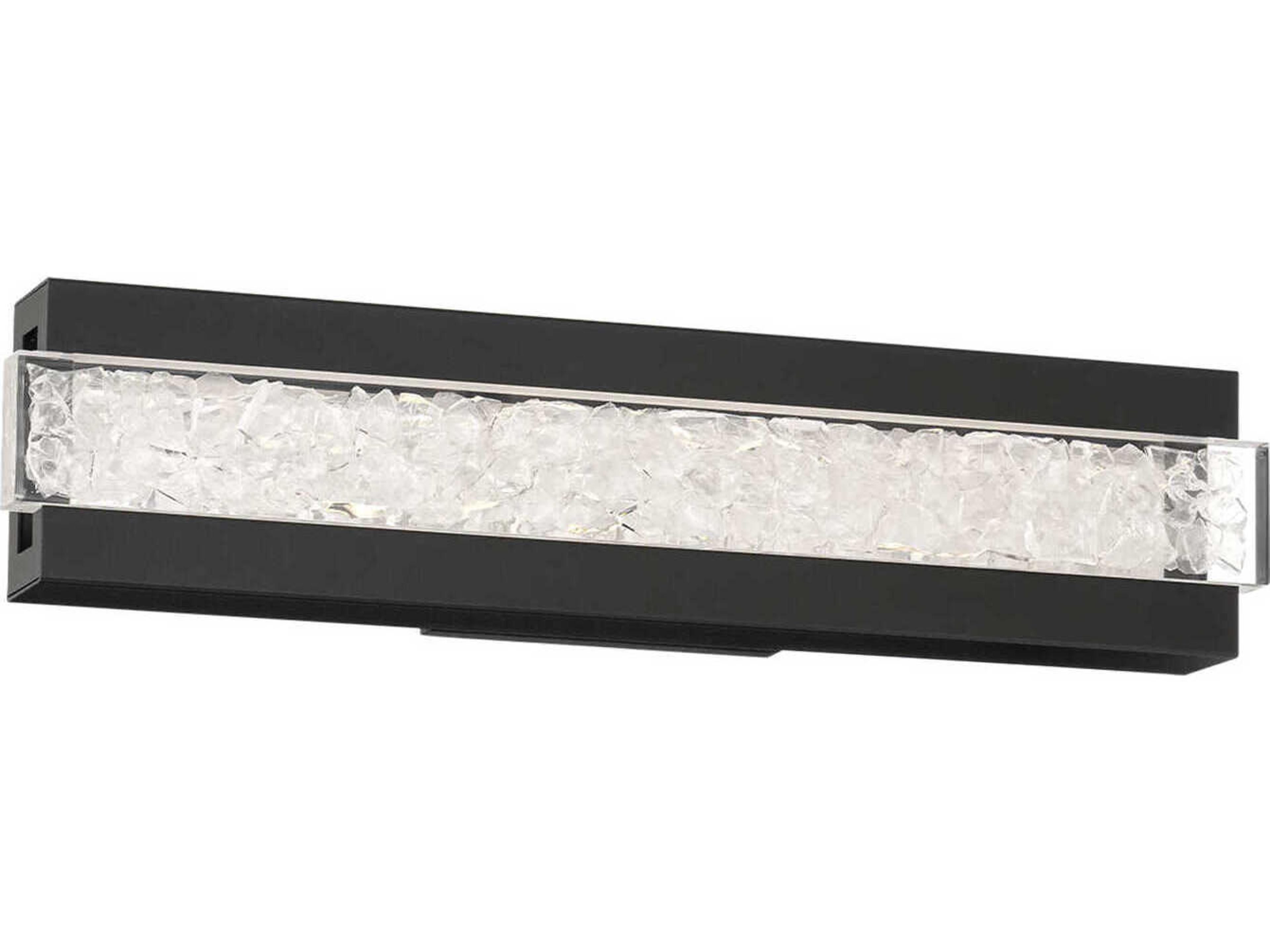 Modern Forms Posh 1-Light Black Vanity Light