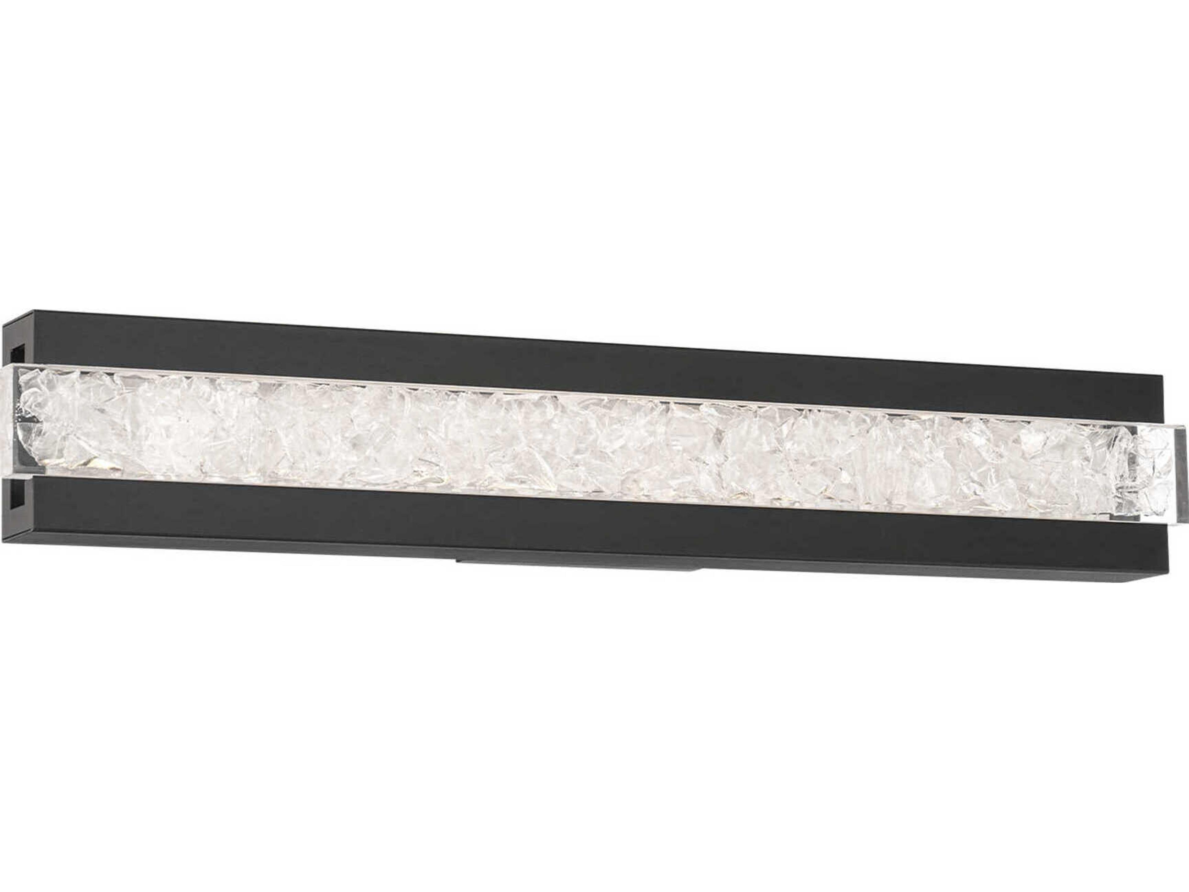 Modern Forms Posh 1-Light Black Vanity Light