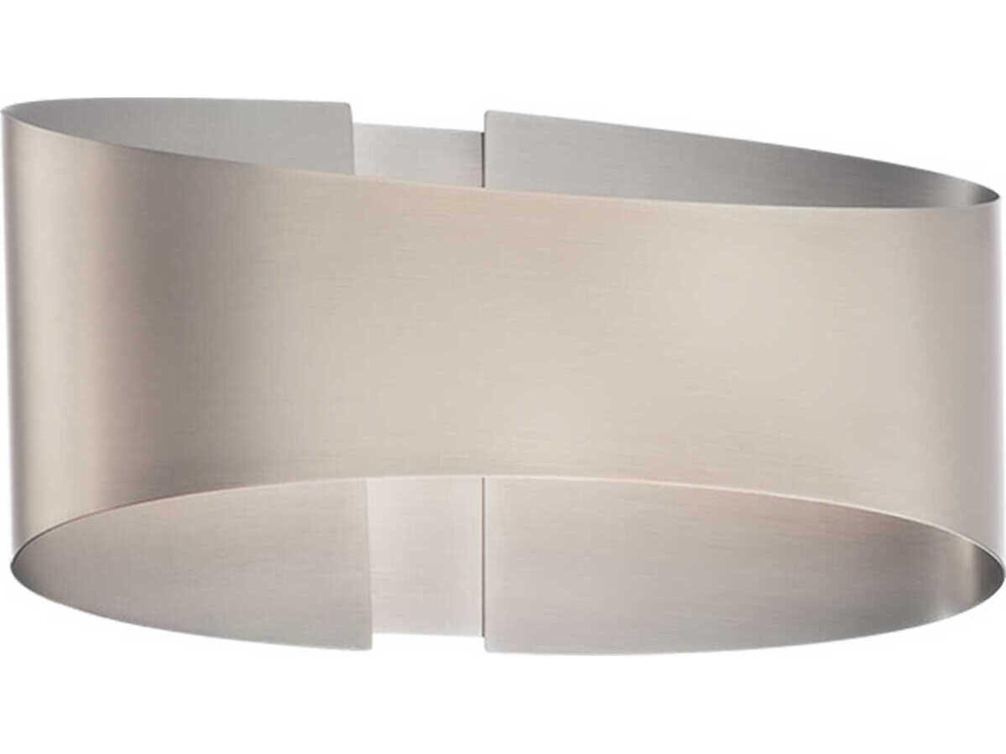 Modern Forms Swerve 1-Light Brushed Nickel LED Wall Sconce