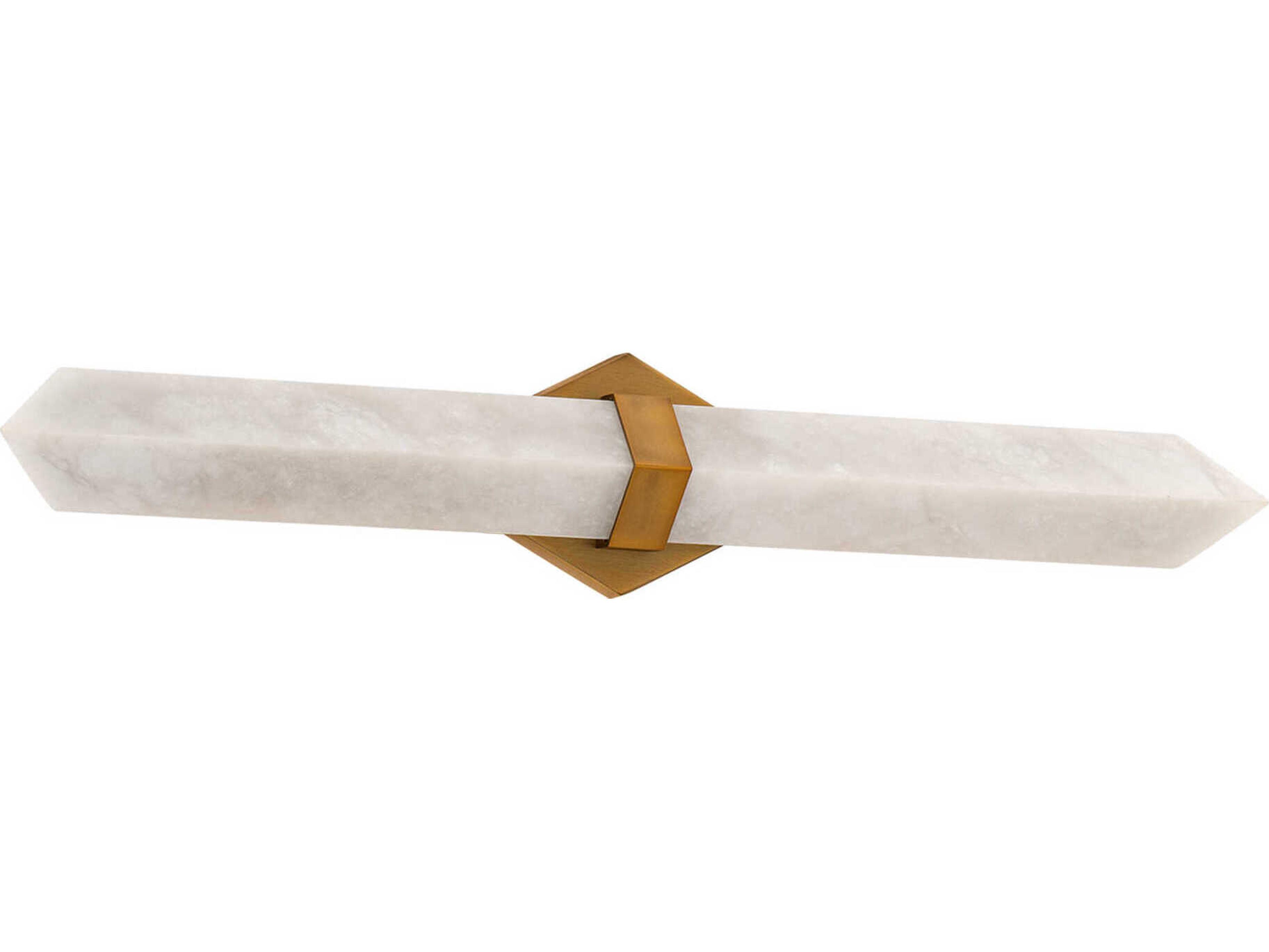 Modern Forms Javelin 1-Light Aged Brass Vanity Light