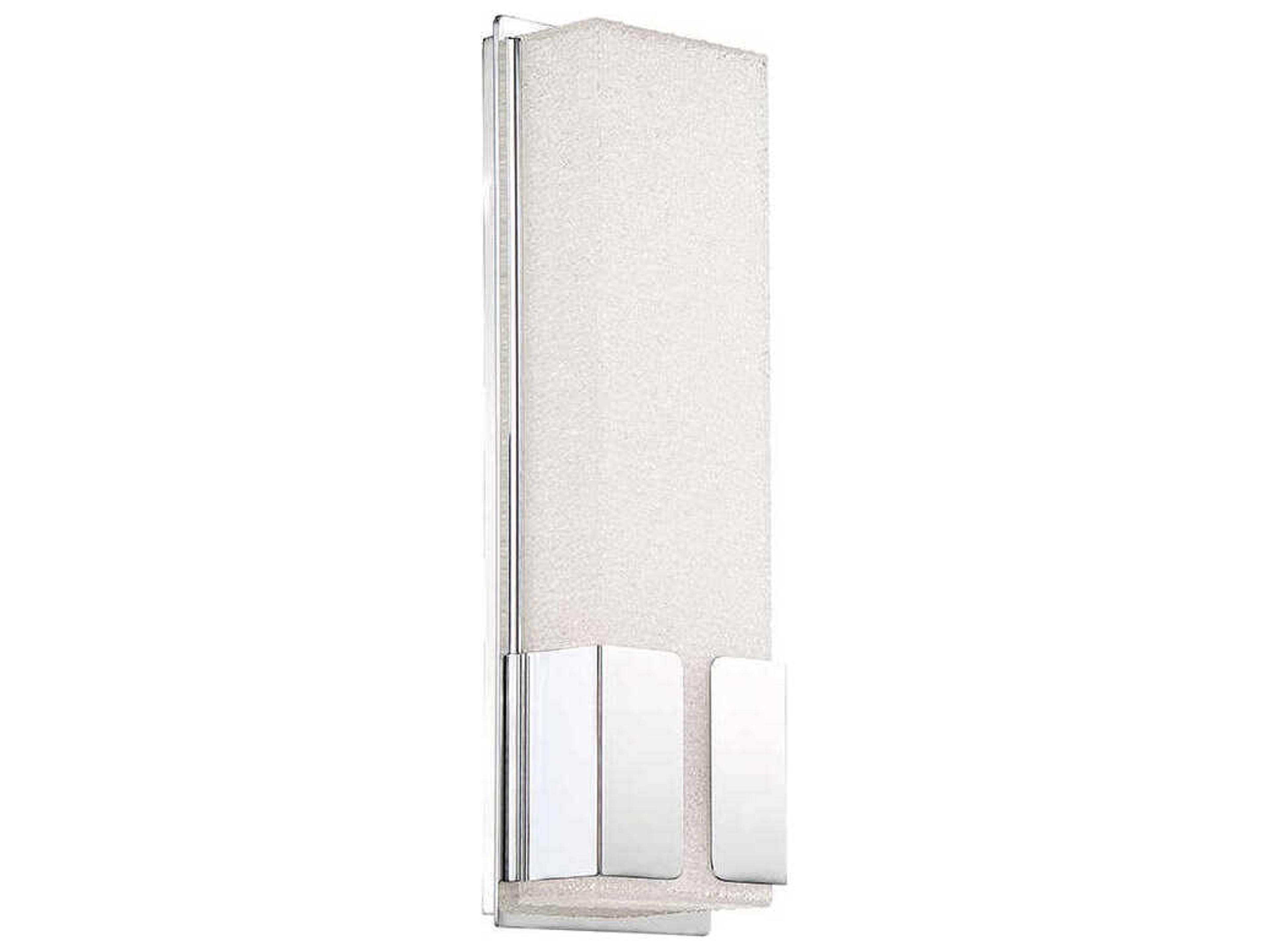 Modern Forms Vodka 1-Light Chrome Glass LED Wall Sconce