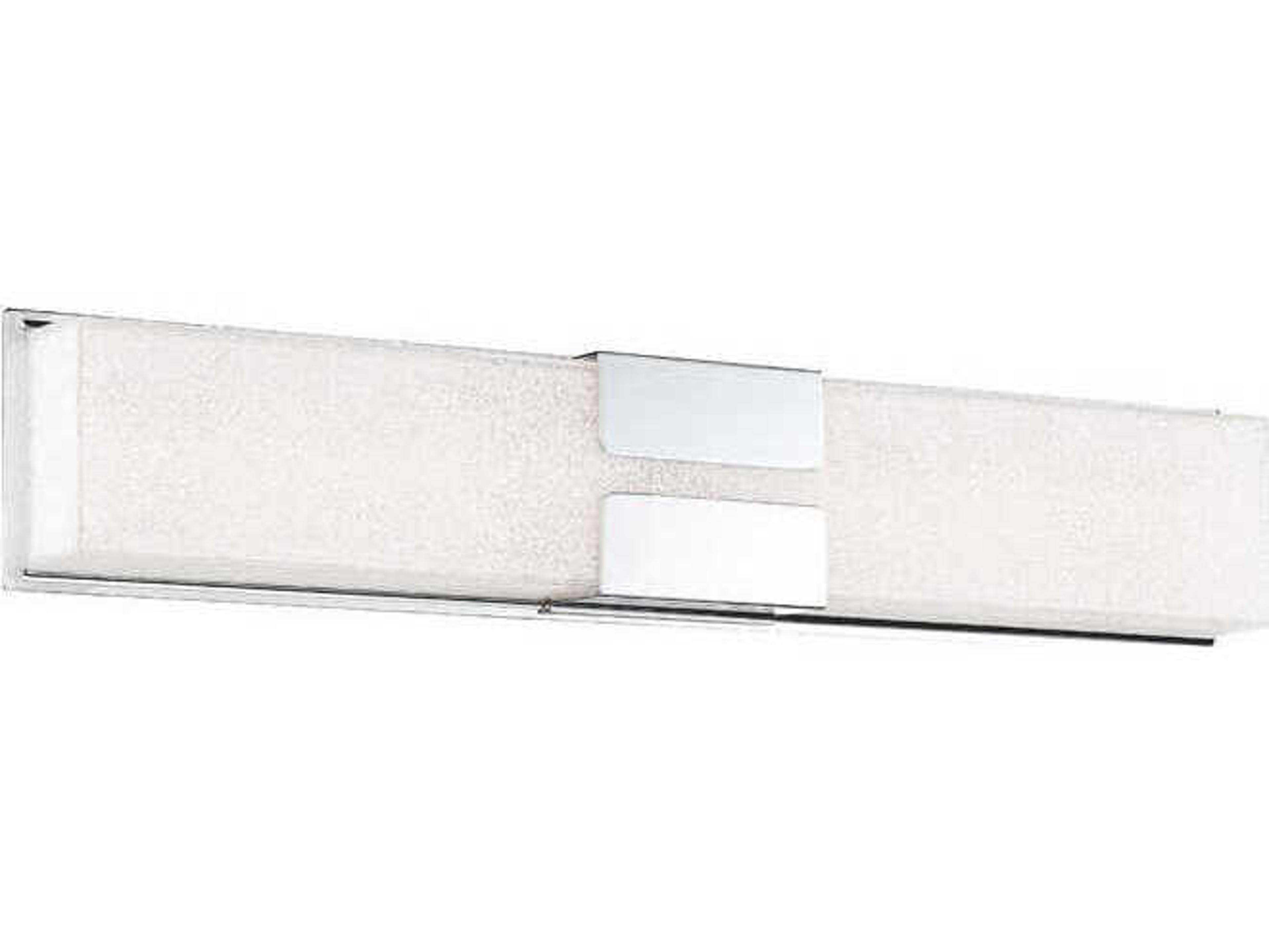 Modern Forms Vodka 1-Light Chrome Glass LED Vanity Light