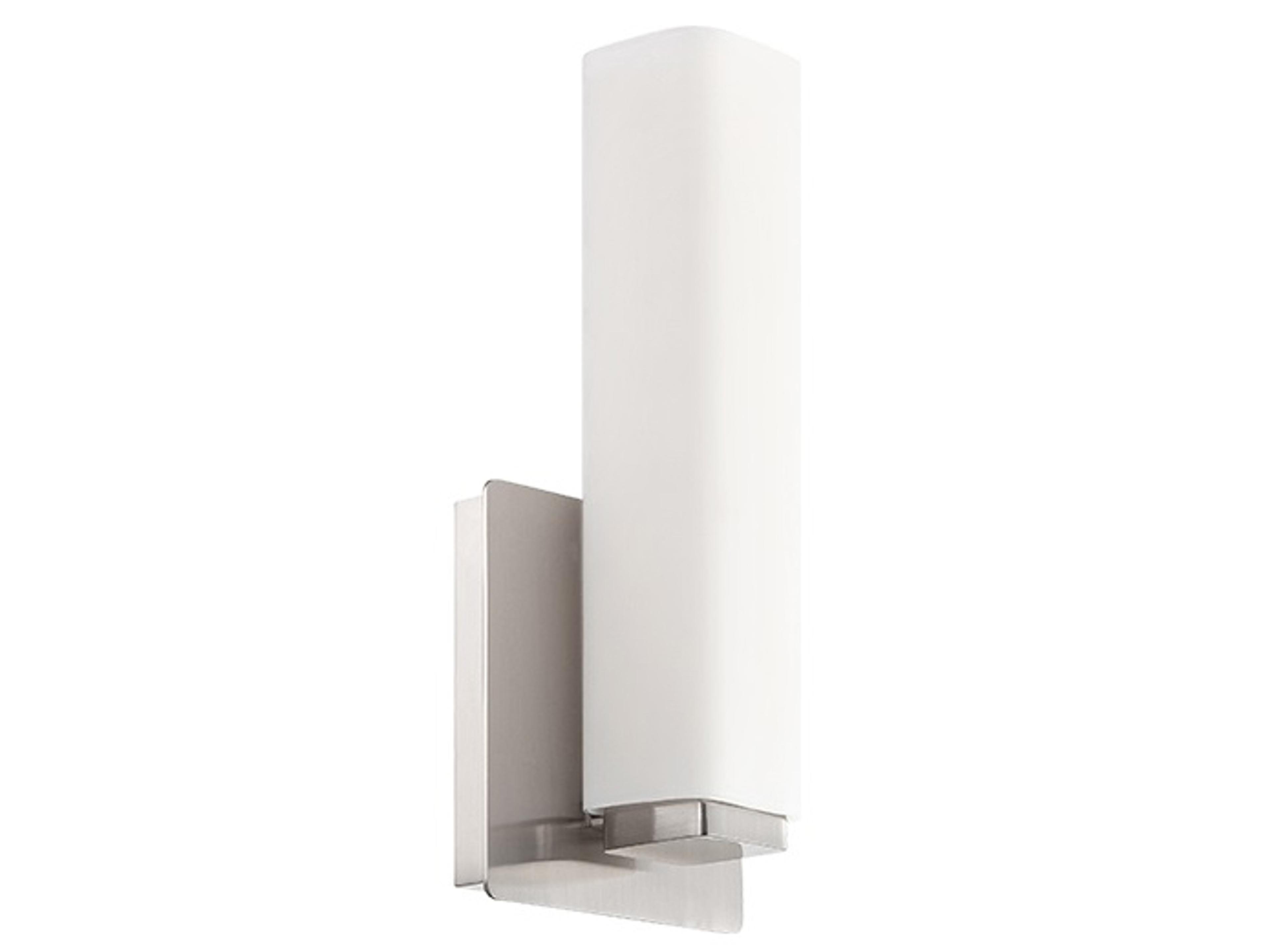 Modern Forms Vogue 1-Light Brushed Nickel Glass LED Wall Sconce