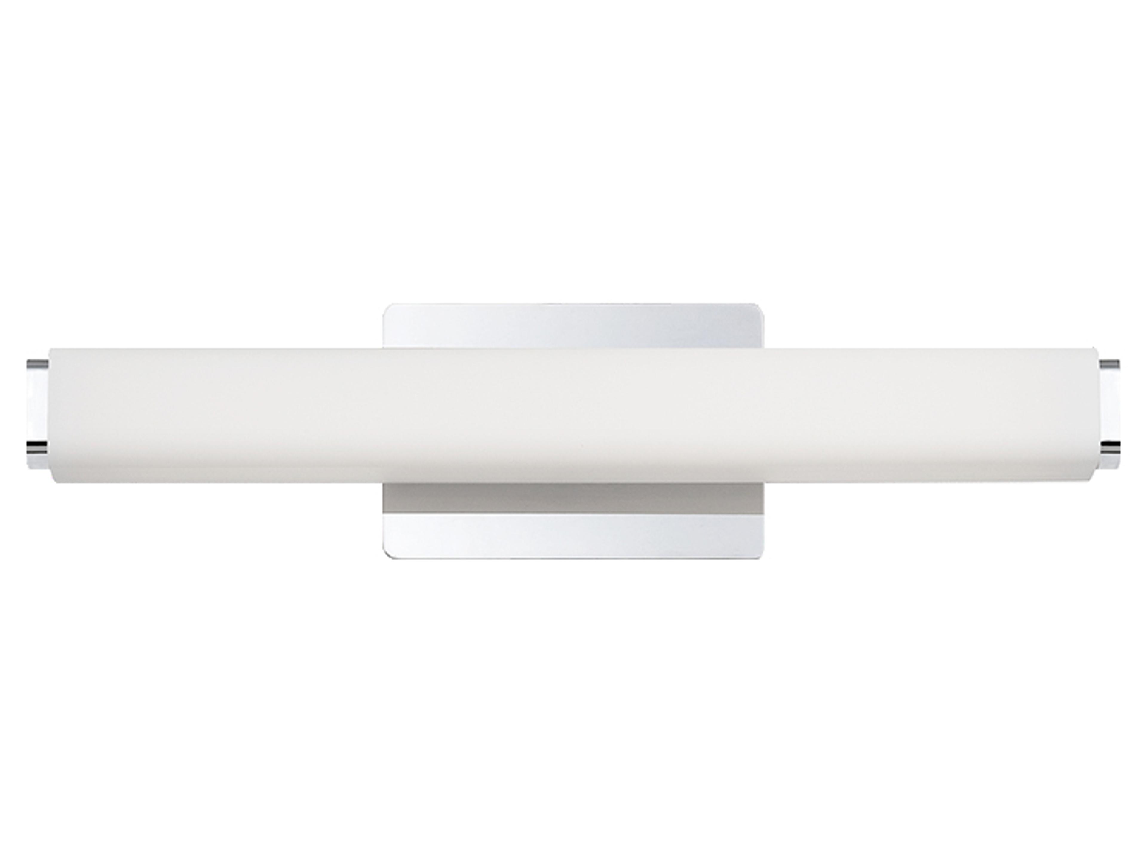 Modern Forms Vogue 1-Light Chrome Glass LED Vanity Light