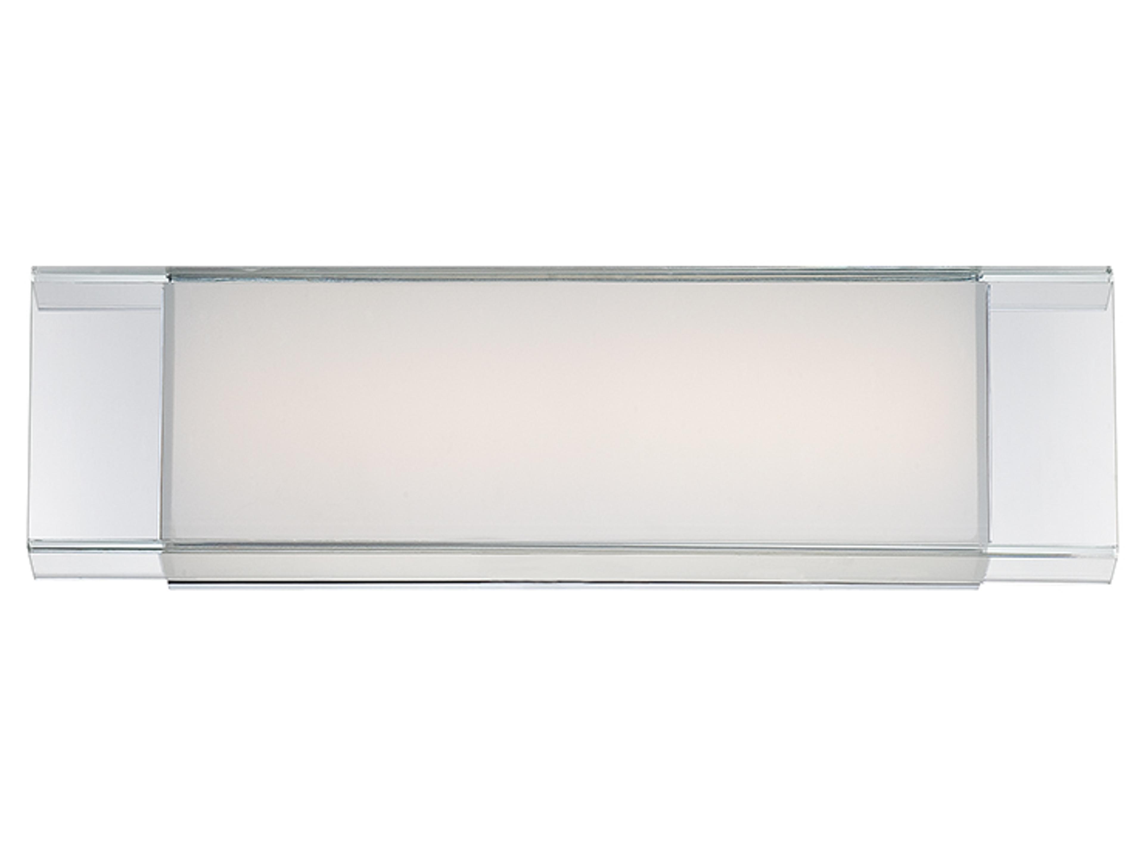Modern Forms Cloud 1-Light Chrome Glass LED Vanity Light
