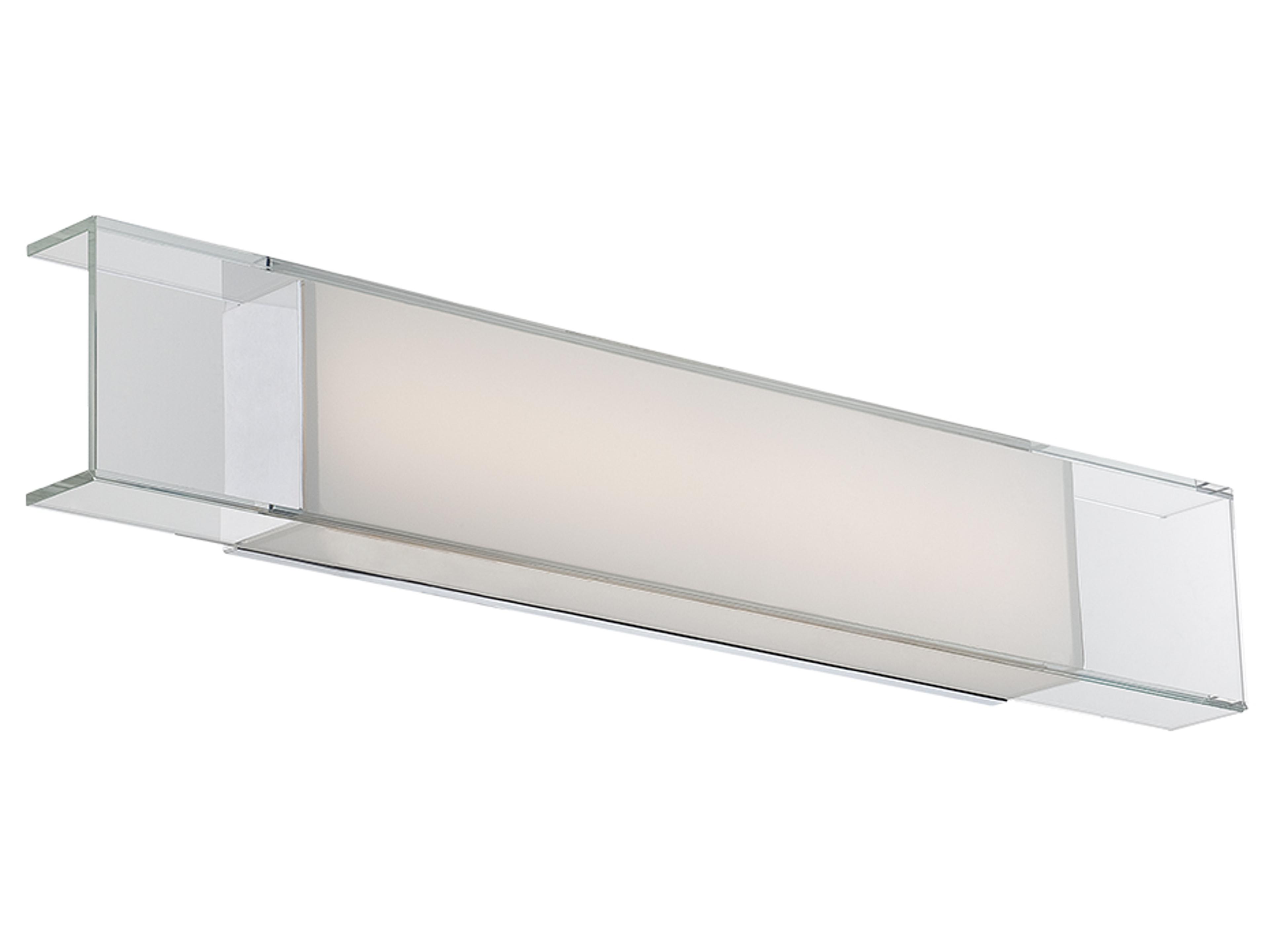 Modern Forms Cloud 1-Light Chrome Glass LED Vanity Light