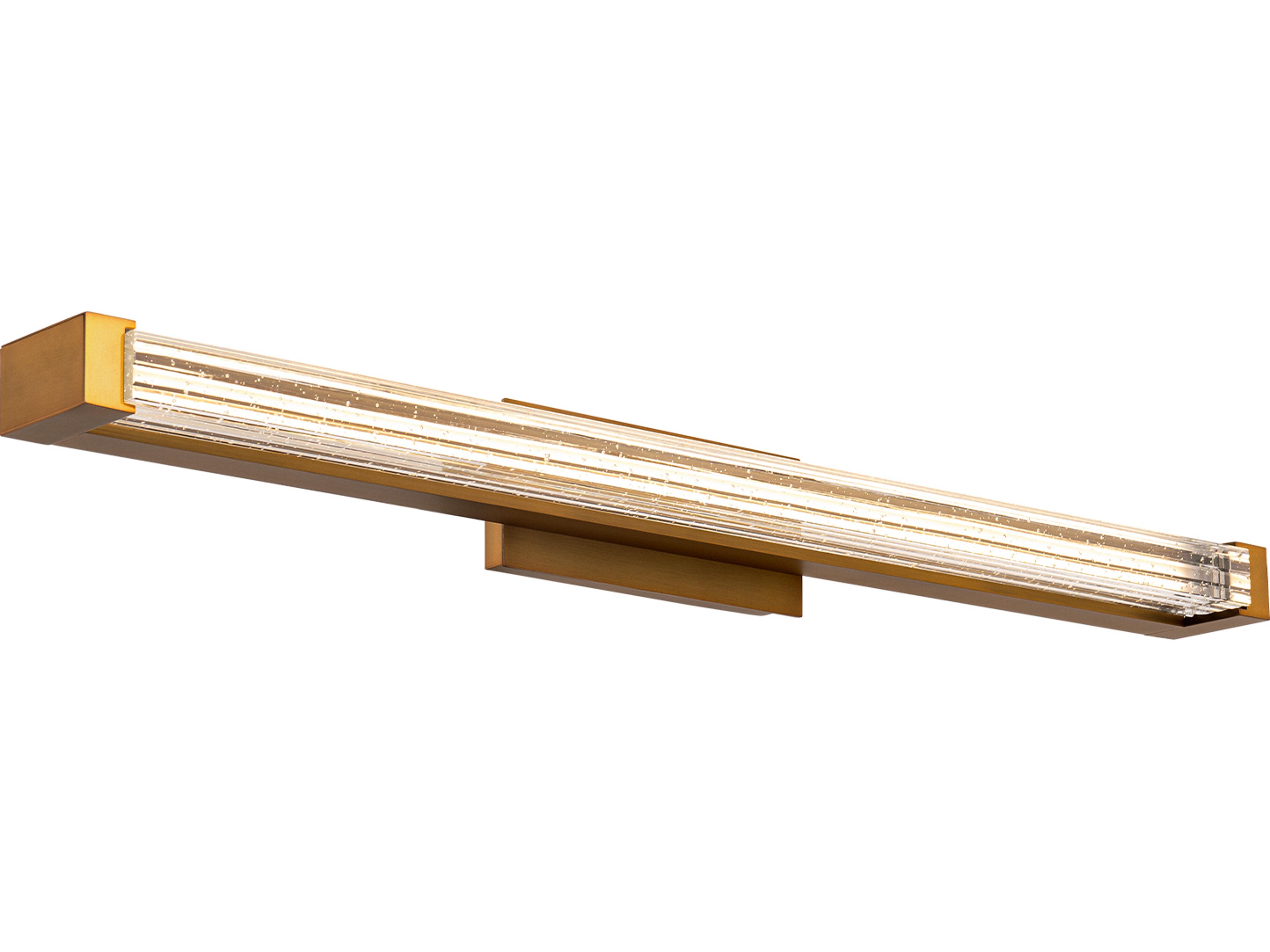 Modern Forms Skein 1-Light Aged Brass Vanity Light