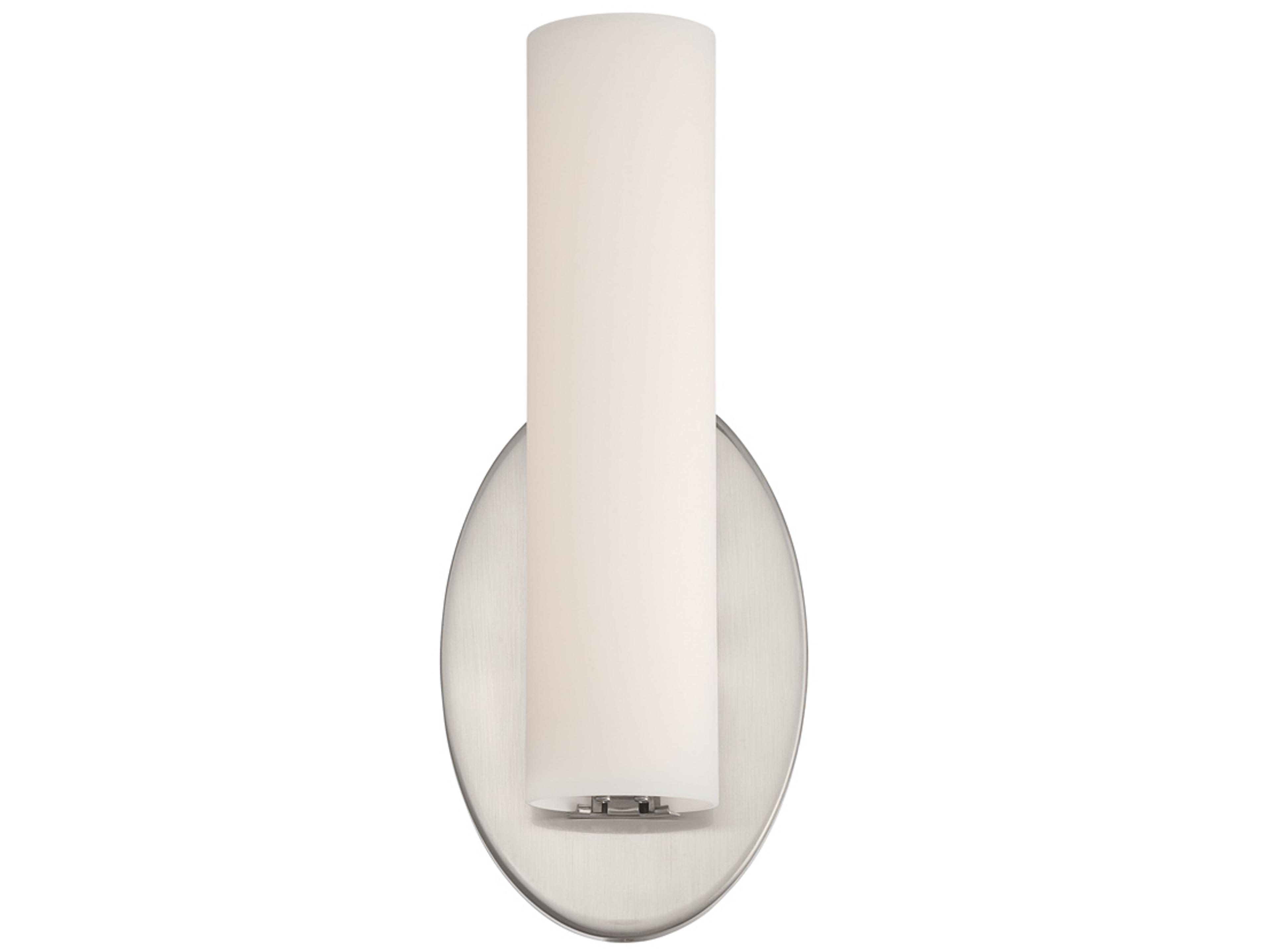 Modern Forms Loft 1-Light Brushed Nickel Glass LED Wall Sconce