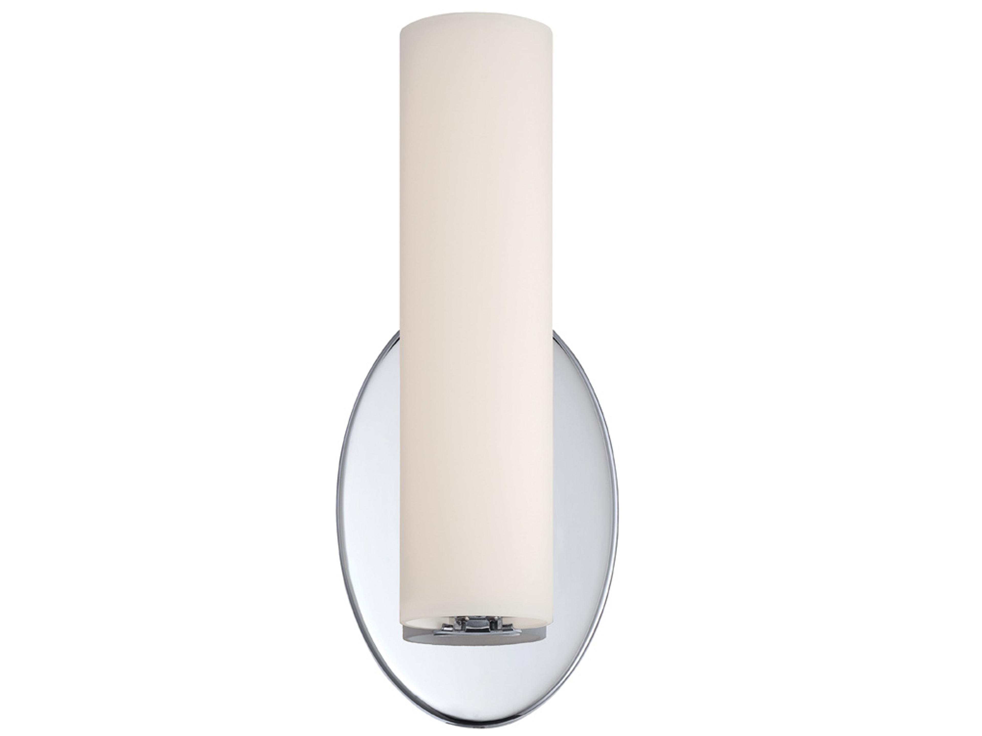 Modern Forms Loft 1-Light Chrome Glass LED Wall Sconce
