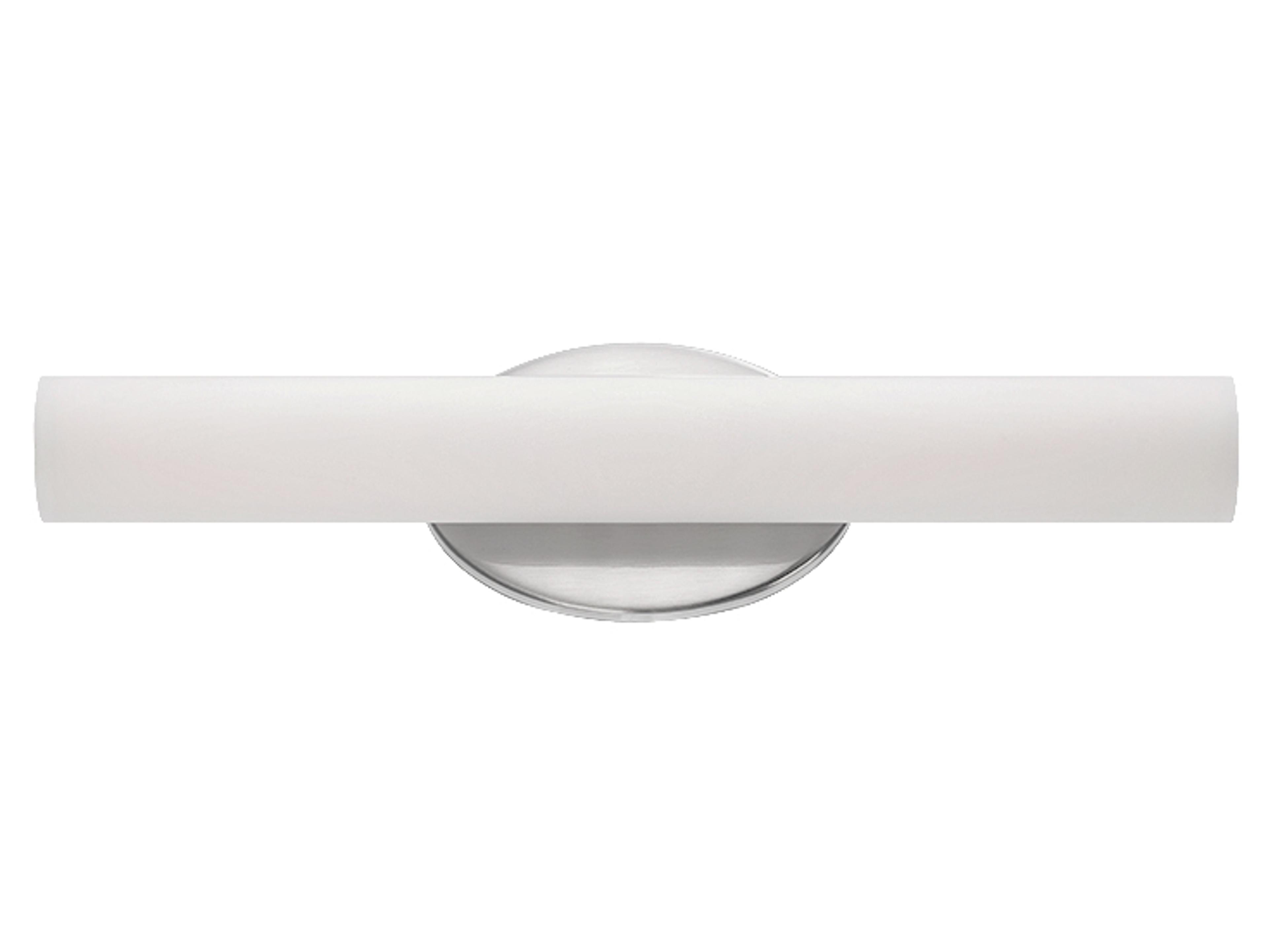 Modern Forms Loft 1-Light Brushed Nickel Glass LED Vanity Light