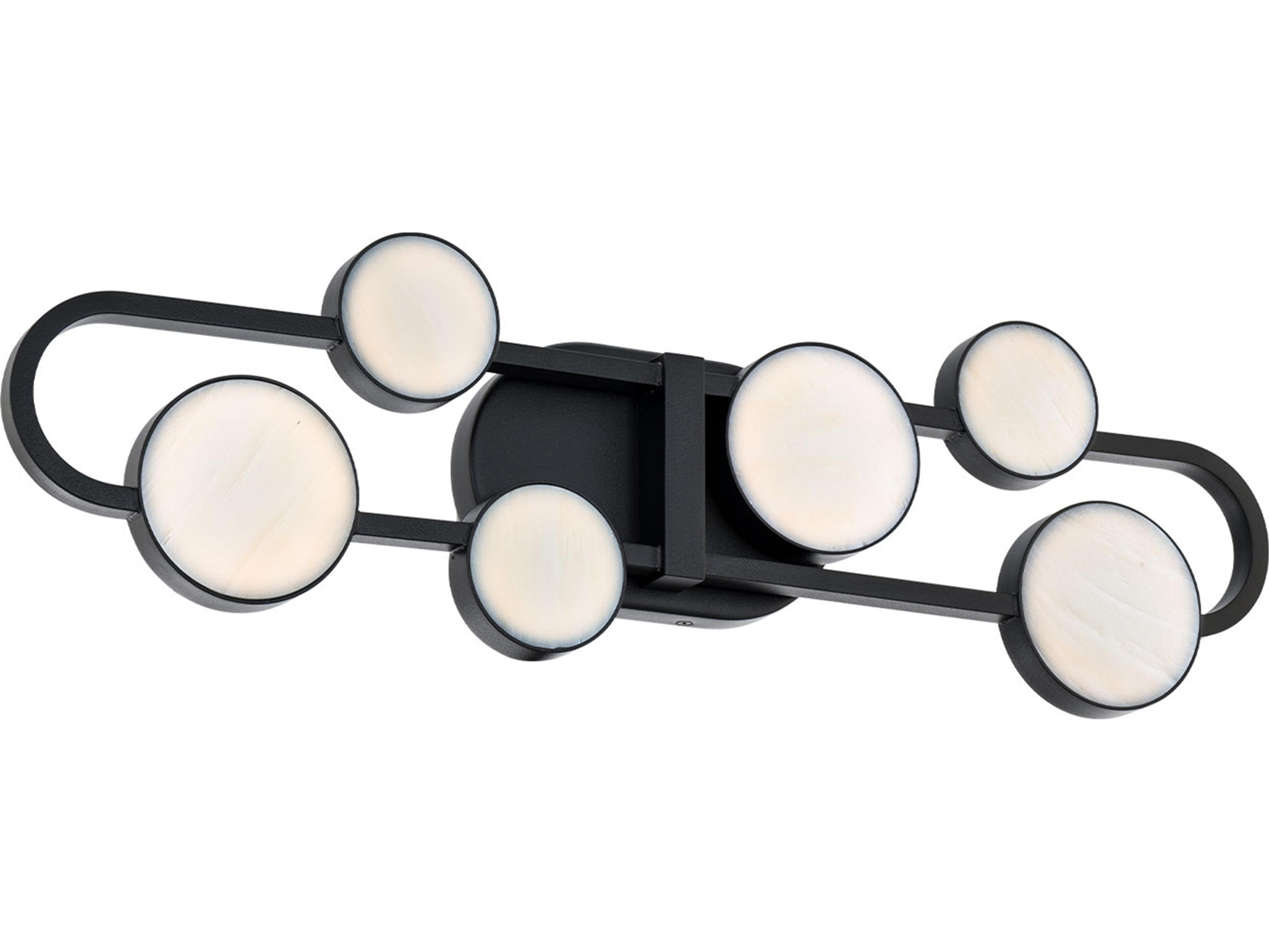 Modern Forms Tableau 6-Light Black Vanity Light