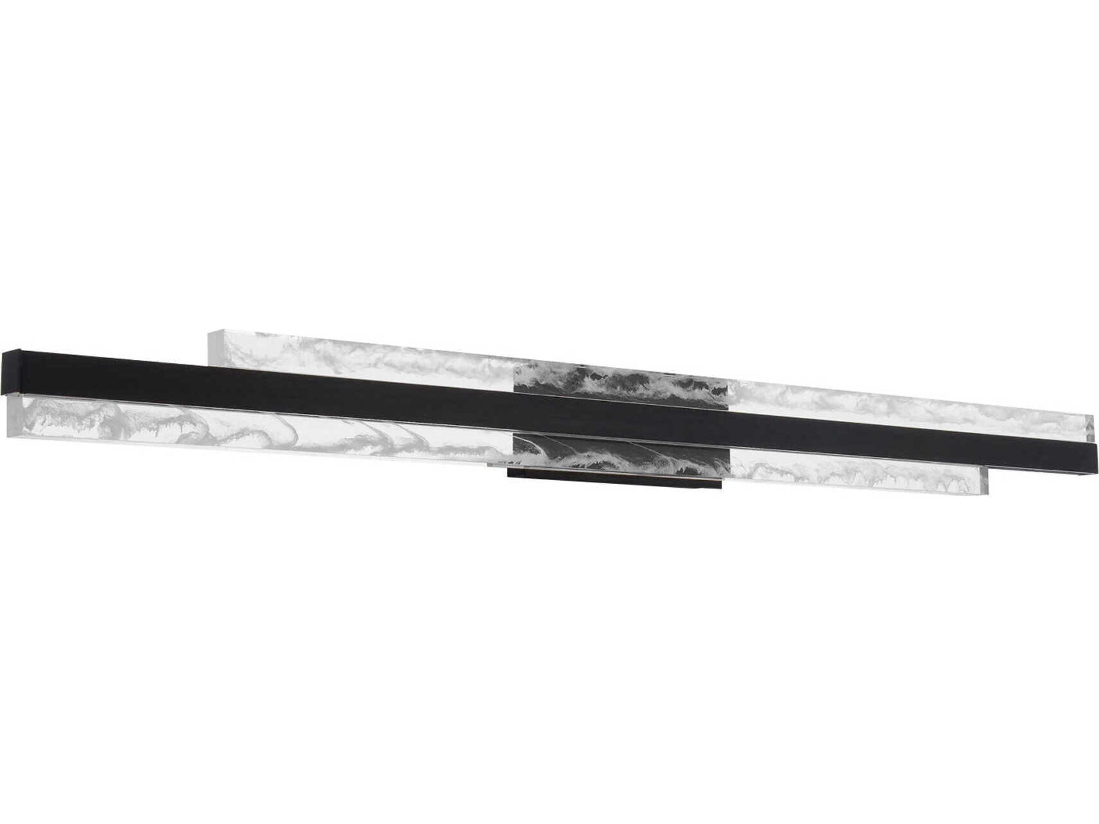 Modern Forms Tandem 1-Light Black LED Vanity Light