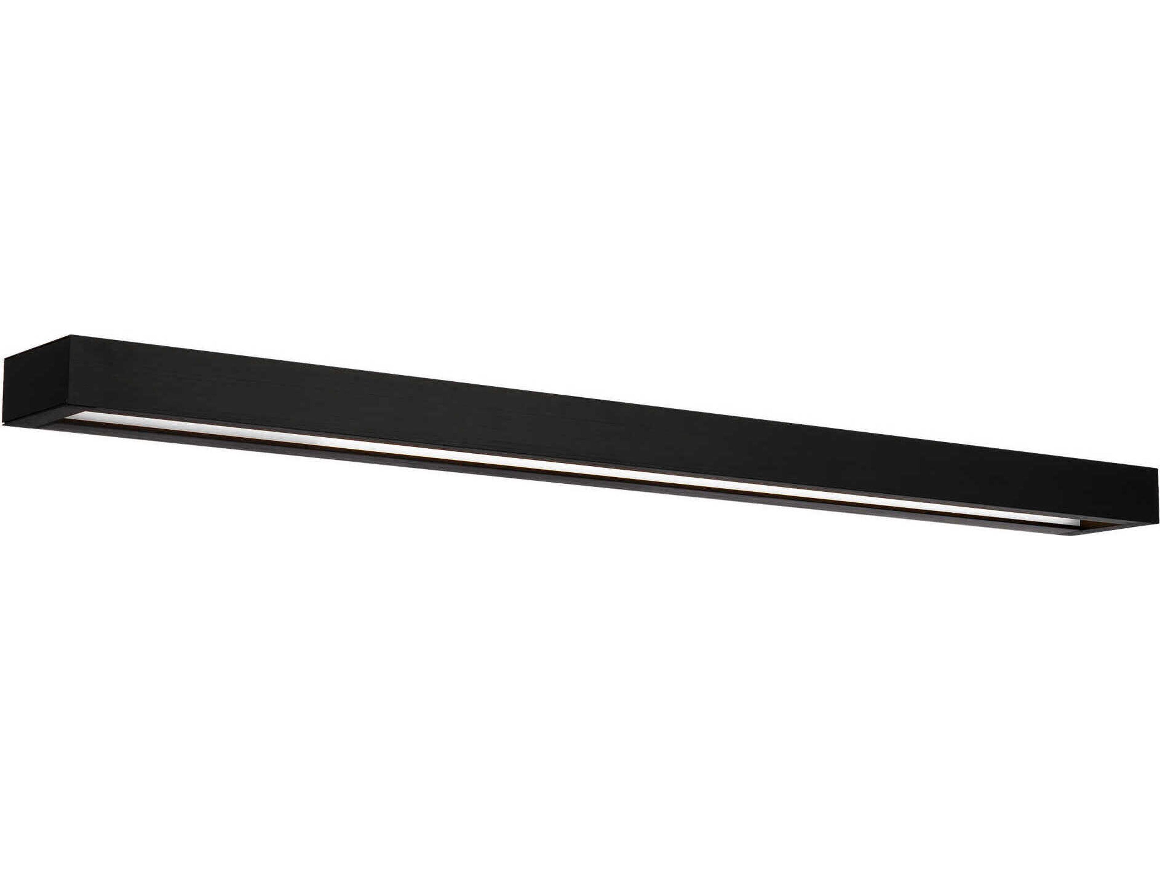 Modern Forms Open Bar 1-Light Black LED Vanity Light