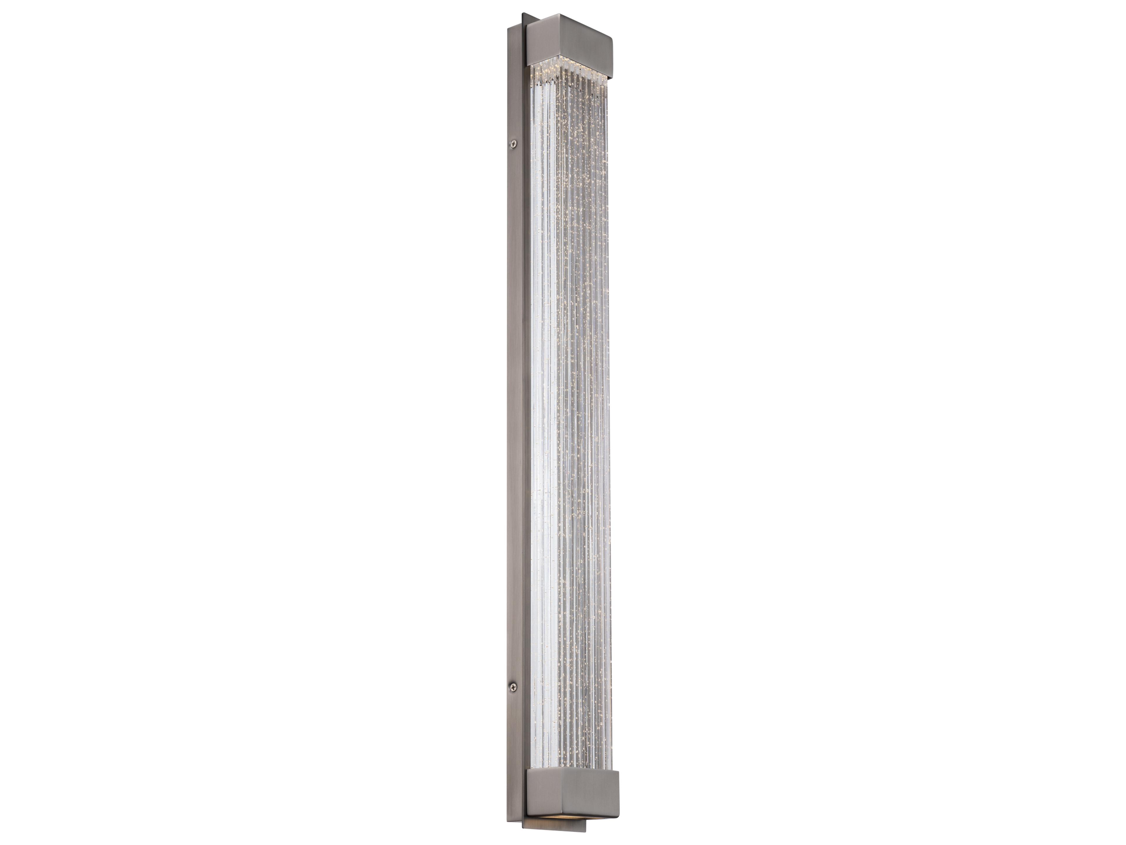 Modern Forms Tower 1-Light Brushed Nickel Vanity Light