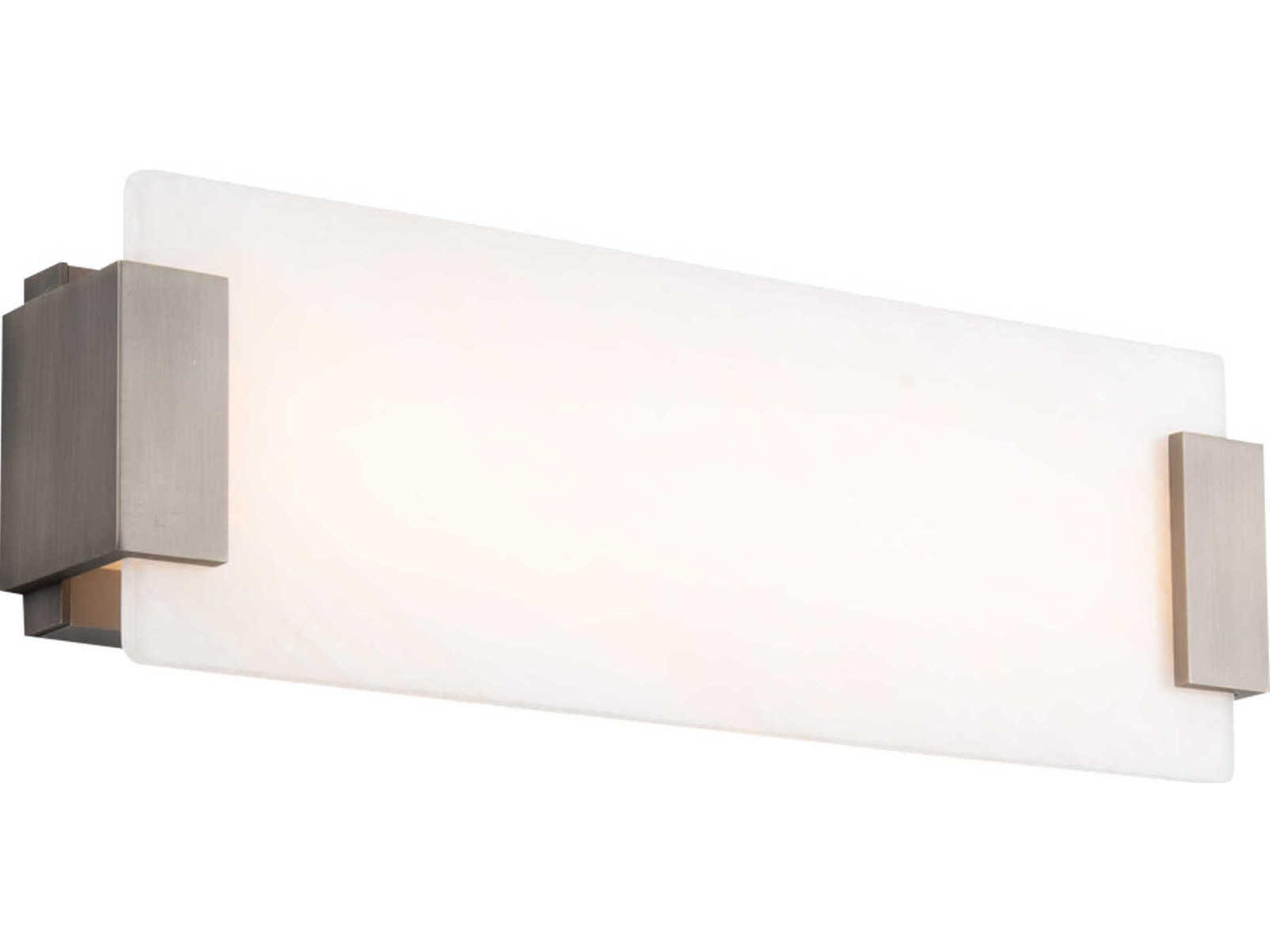 Modern Forms Quarry 1-Light Brushed Nickel LED Vanity Light