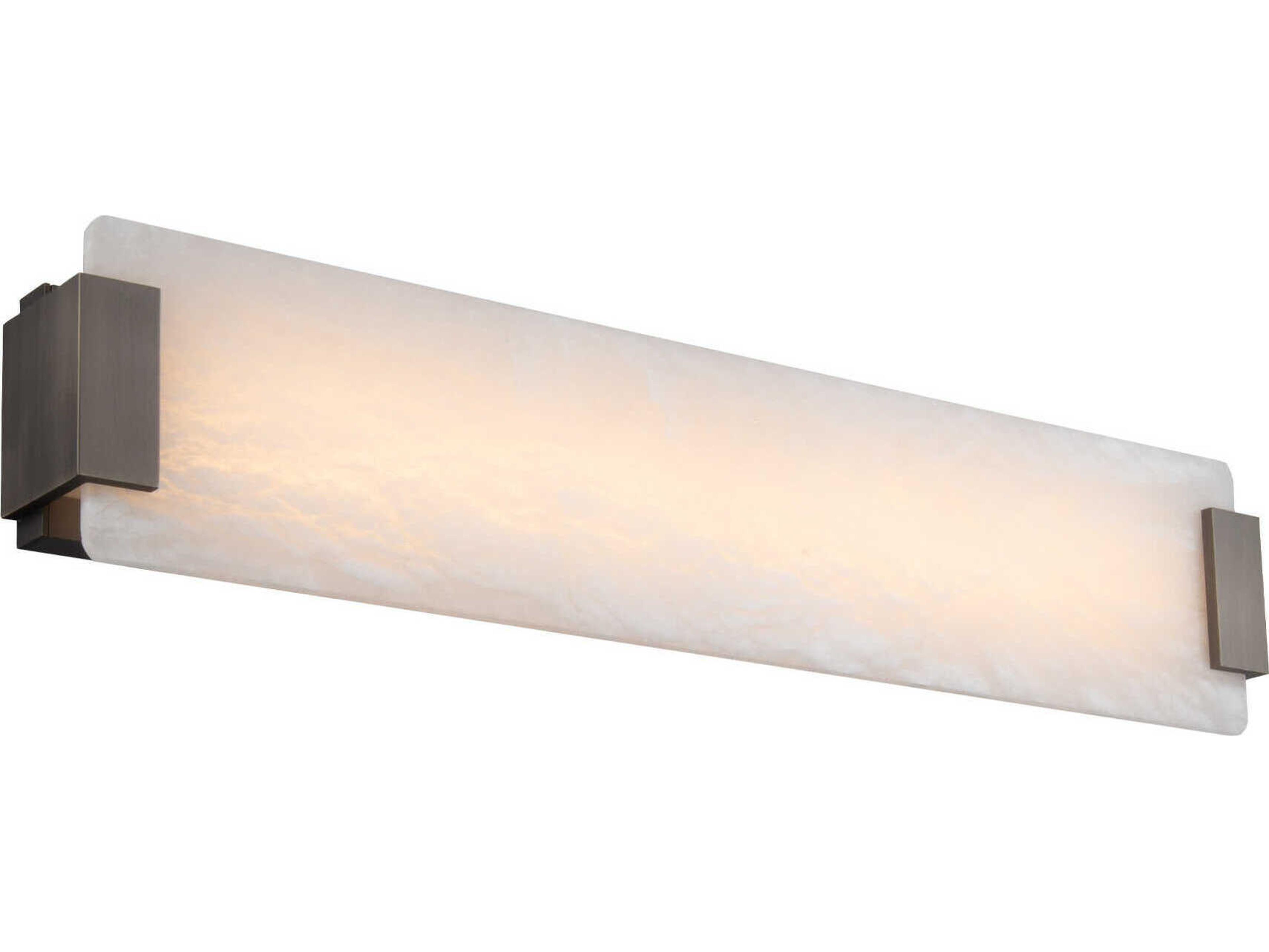 Modern Forms Quarry 1-Light Brushed Nickel LED Vanity Light