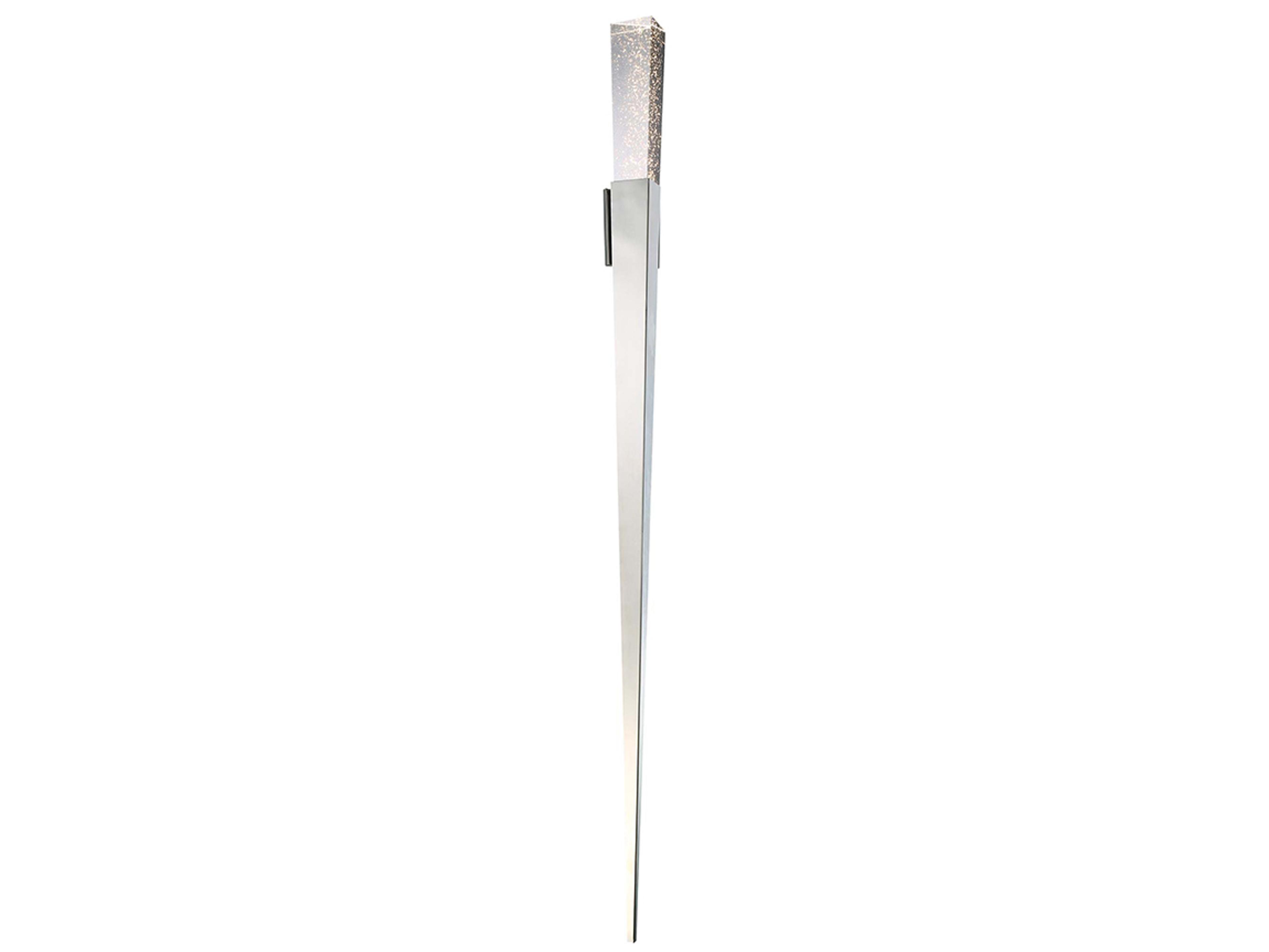Modern Forms Elessar 1-Light Polished Nickel Glass LED Wall Sconce