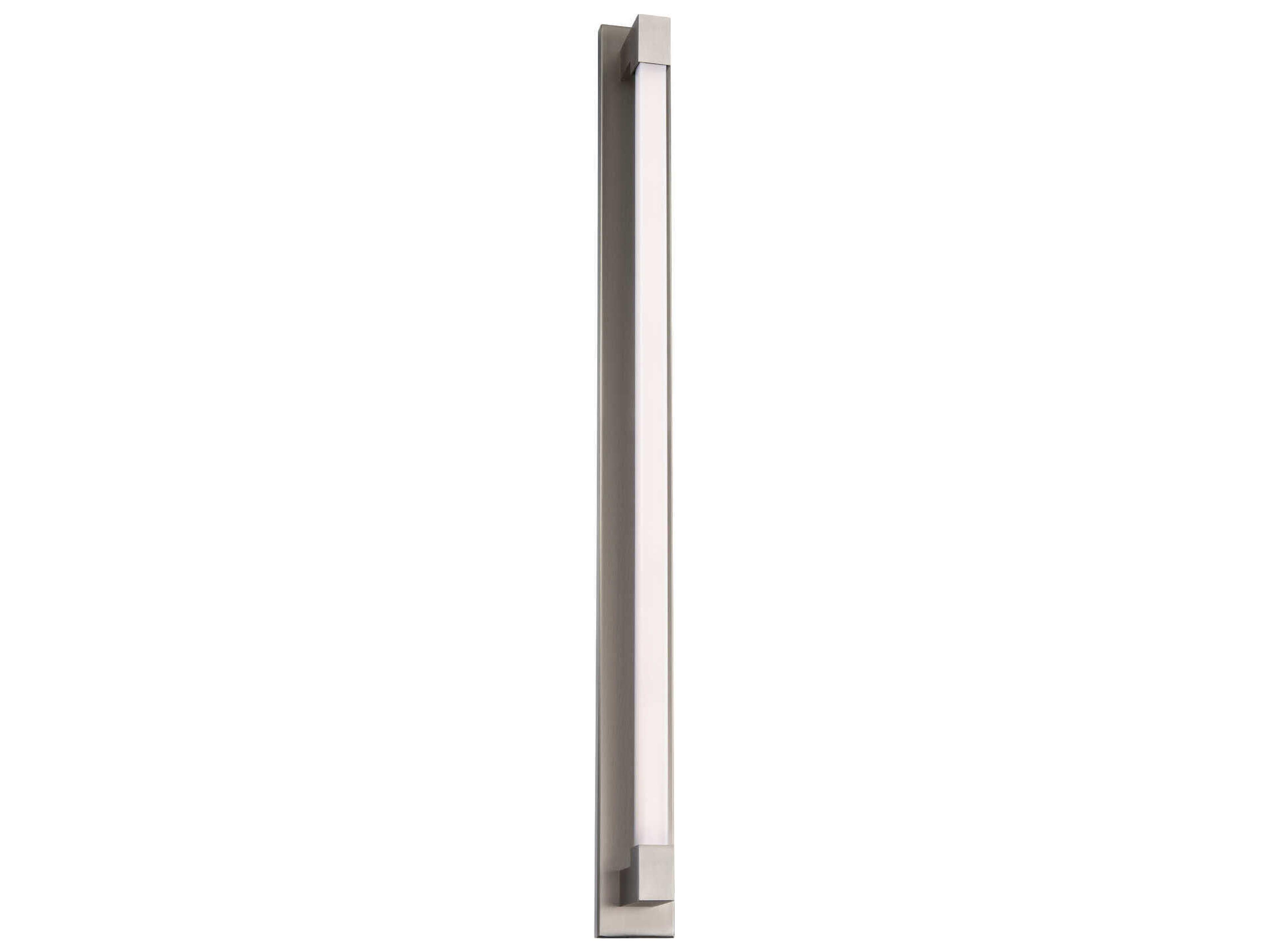 Modern Forms Barre 1-Light Brushed Nickel LED Vanity Light