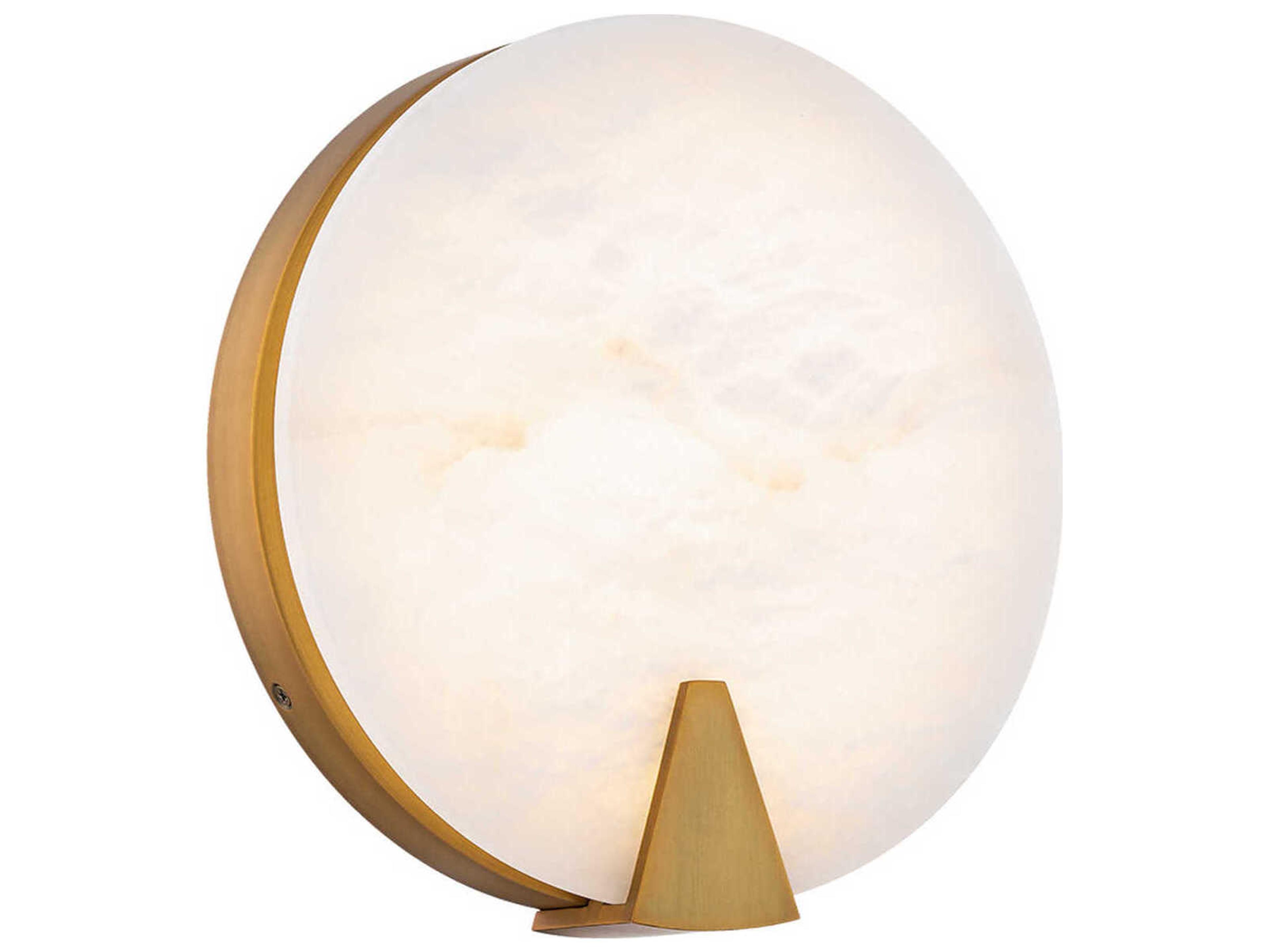 Modern Forms Ophelia 1-Light Aged Brass LED Wall Sconce