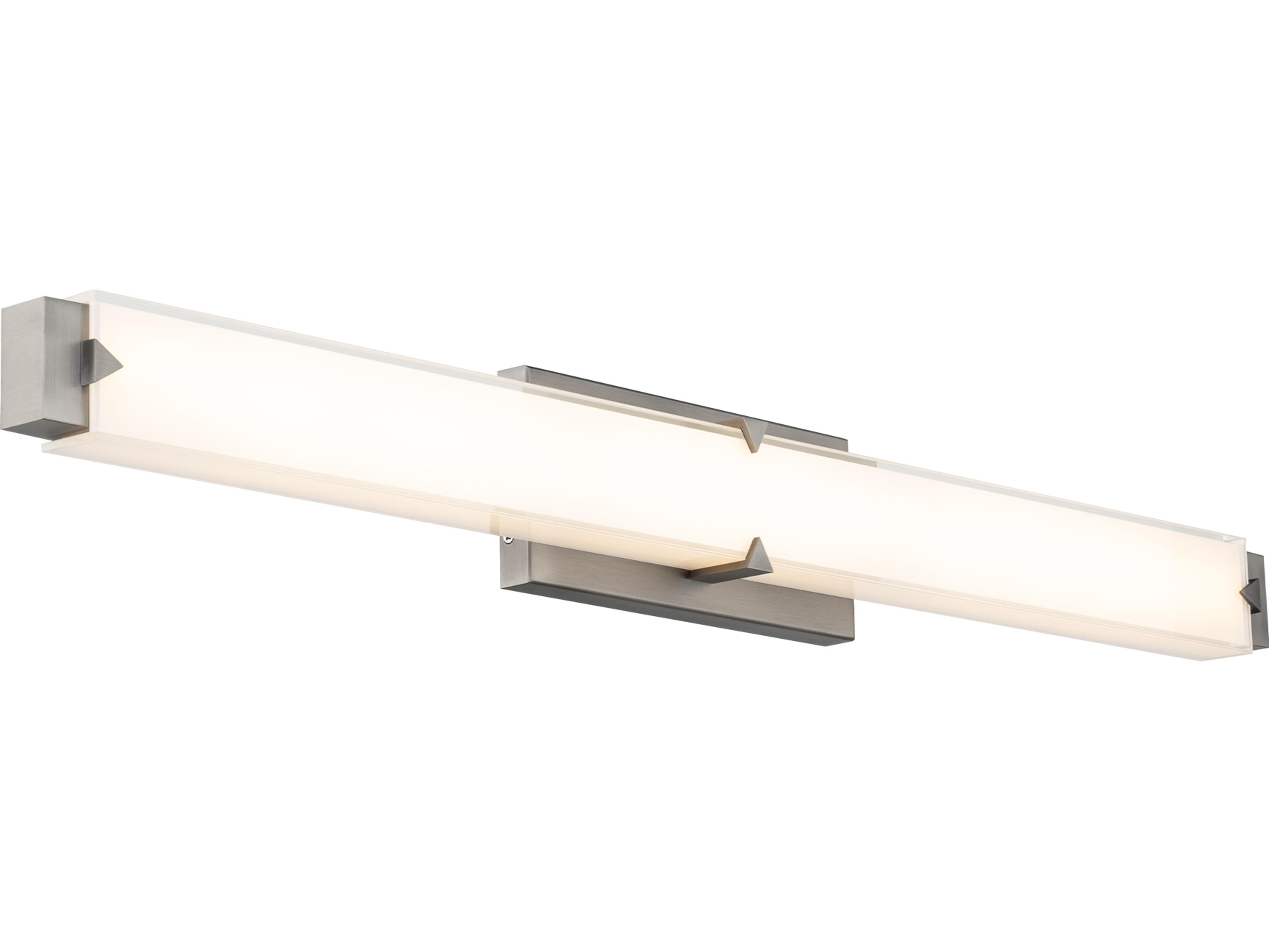 Modern Forms Carlisle 1-Light Brushed Nickel Vanity Light
