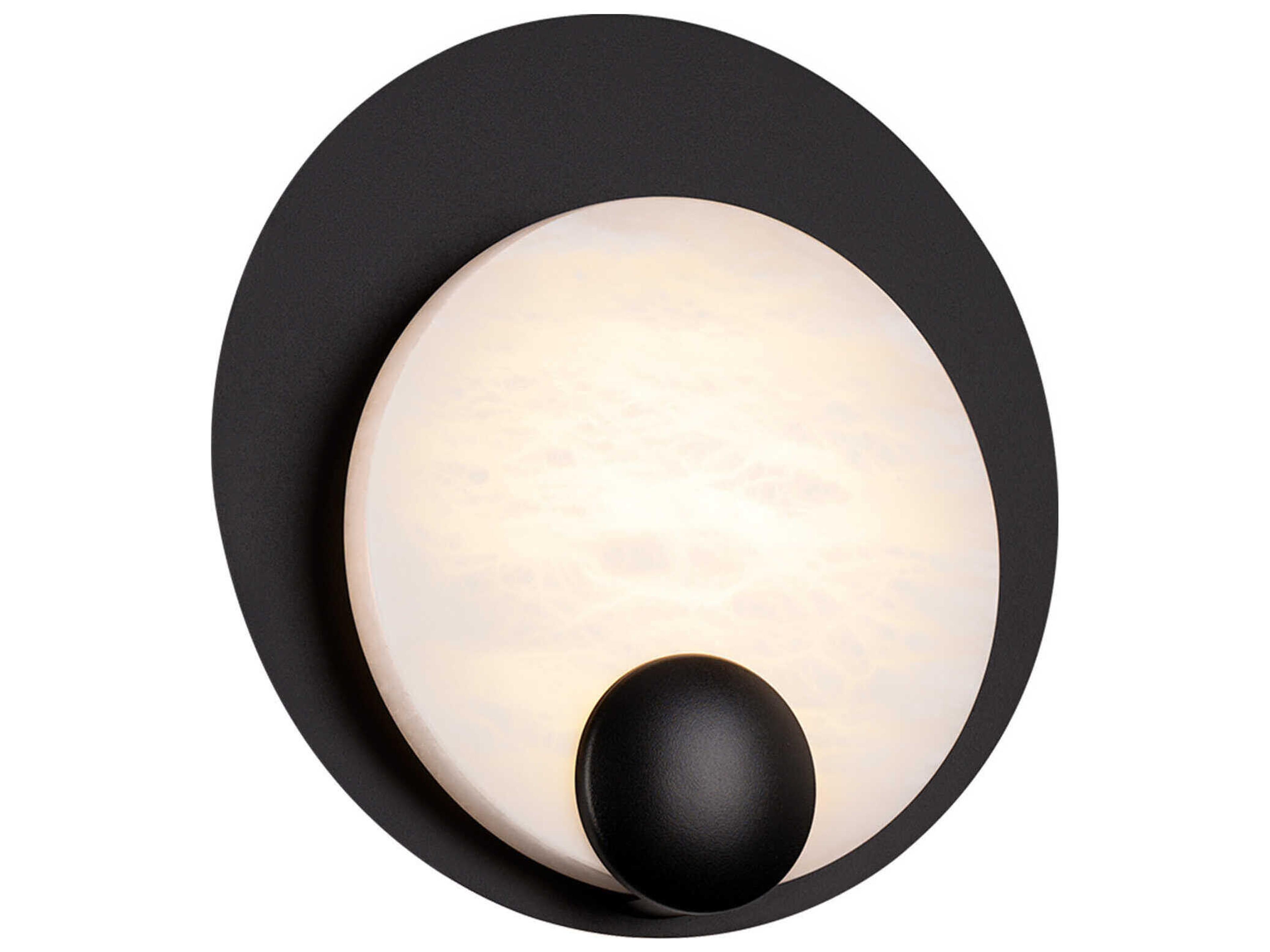 Modern Forms Rowlings 1-Light Black Glass LED Wall Sconce