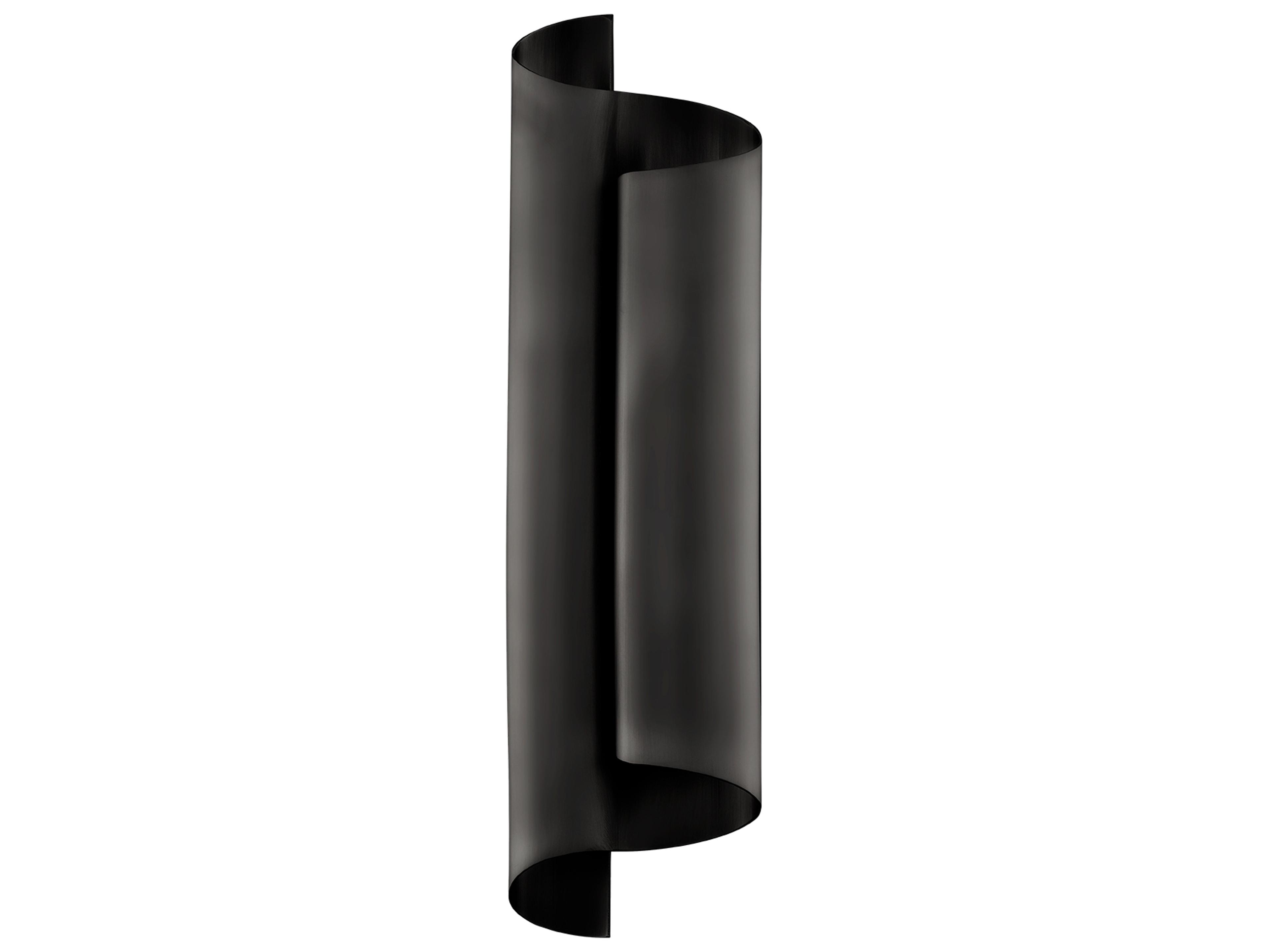 Modern Forms Pirouette 1-Light Black Wall Sconce
