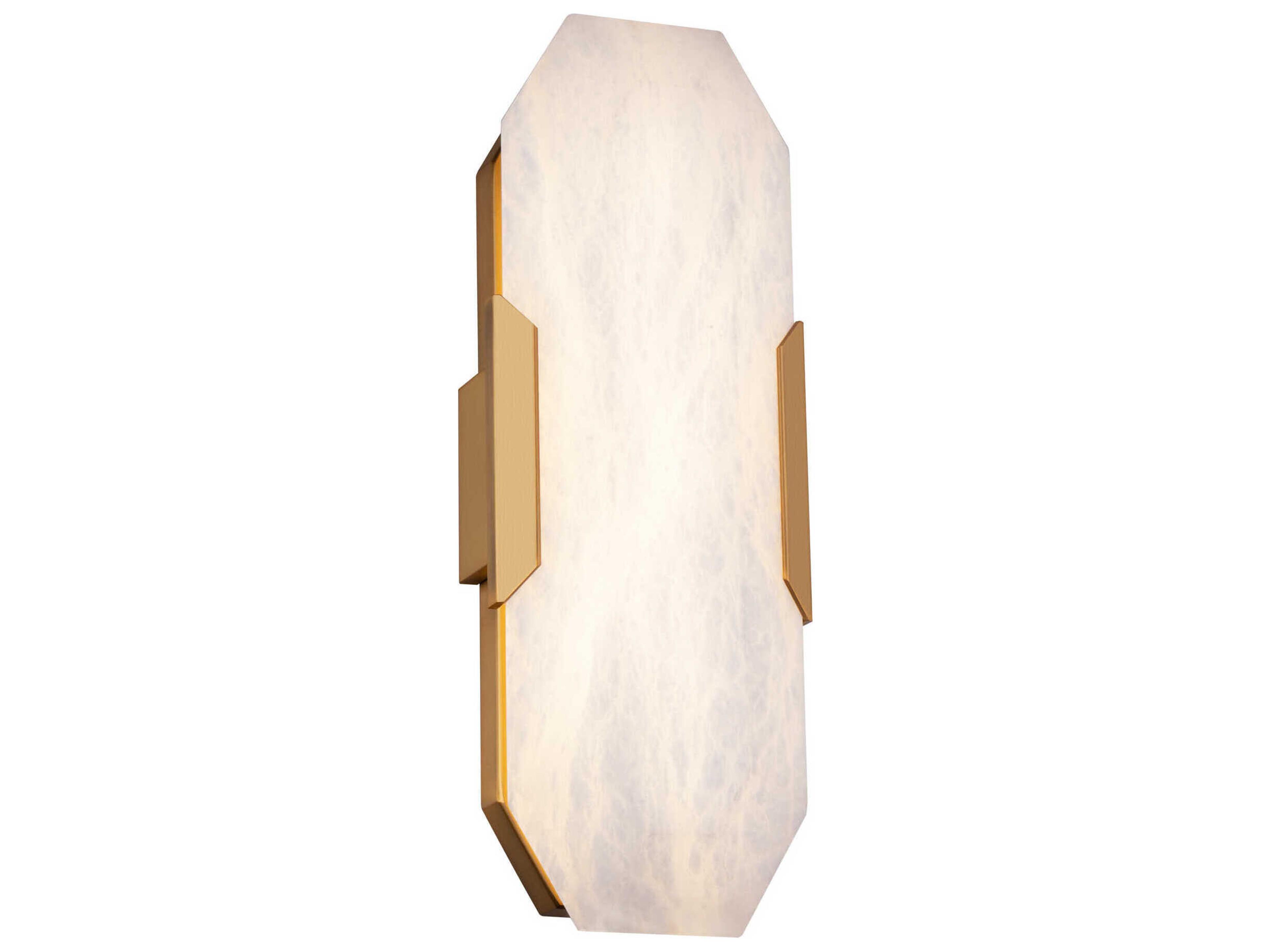 Modern Forms Toulouse 1-Light Aged Brass Glass LED Wall Sconce