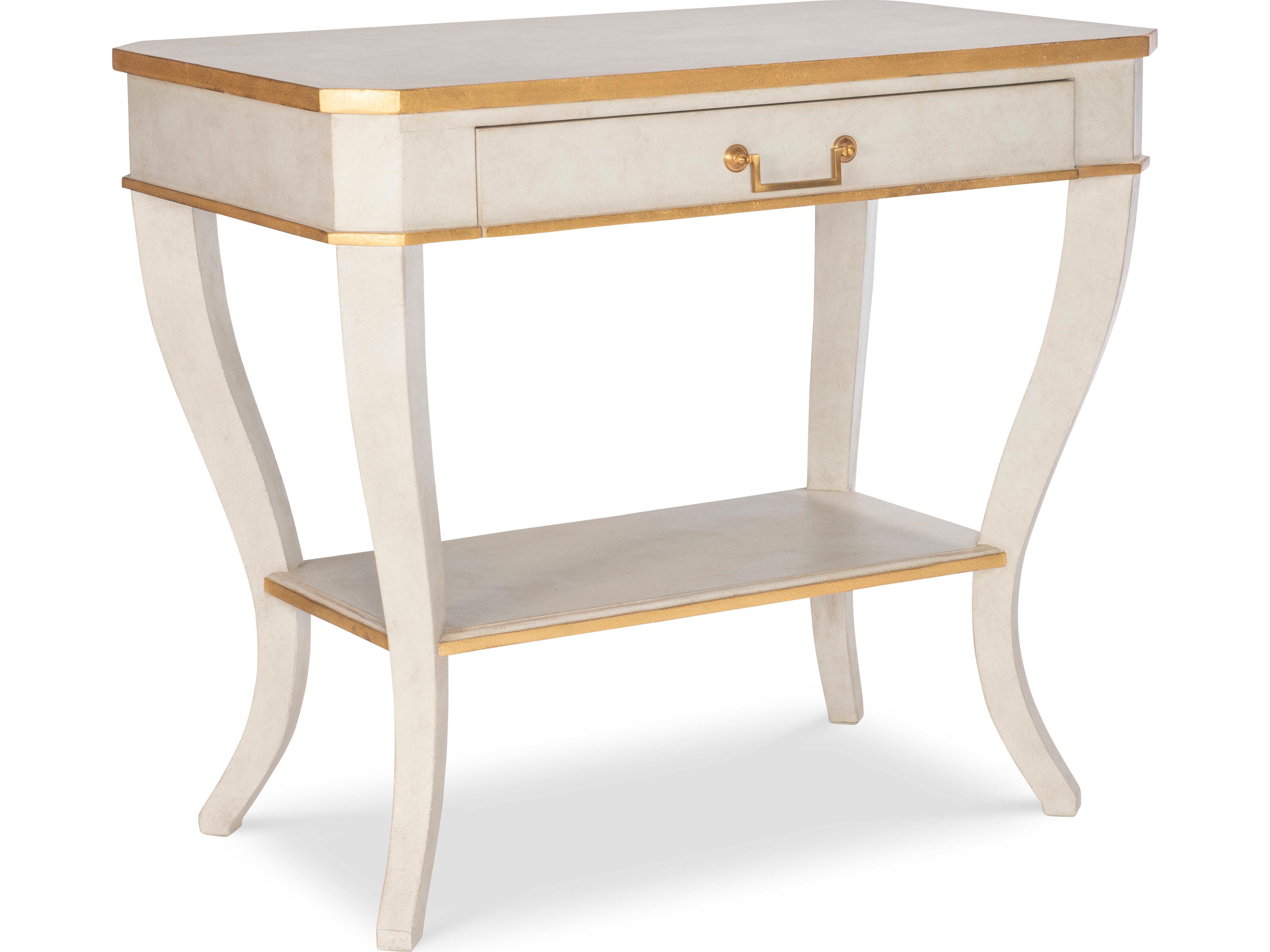 Maitland Smith Hugo Rectangular Wood End Table