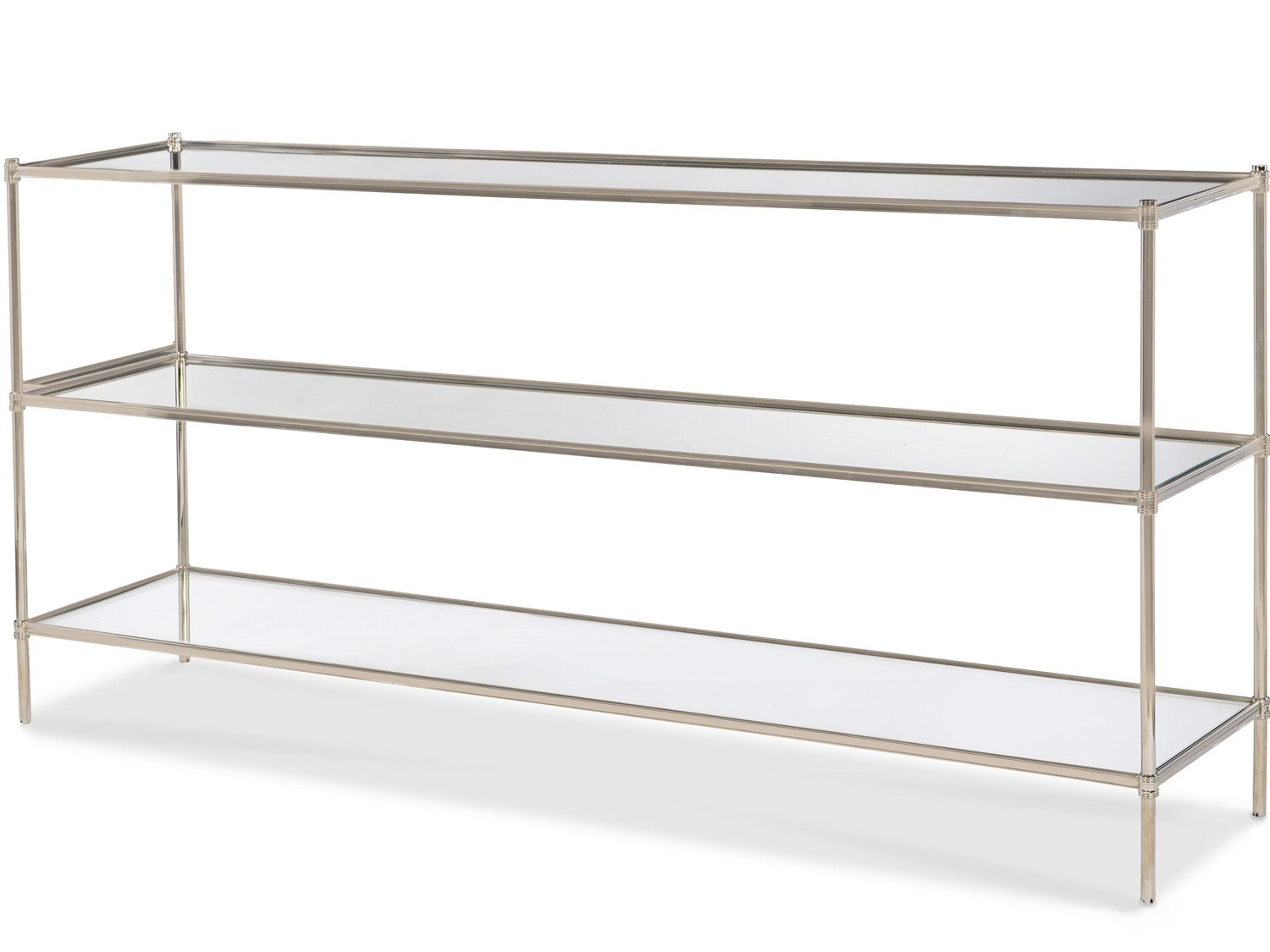 Maitland Smith Rectangular Glass Console Table