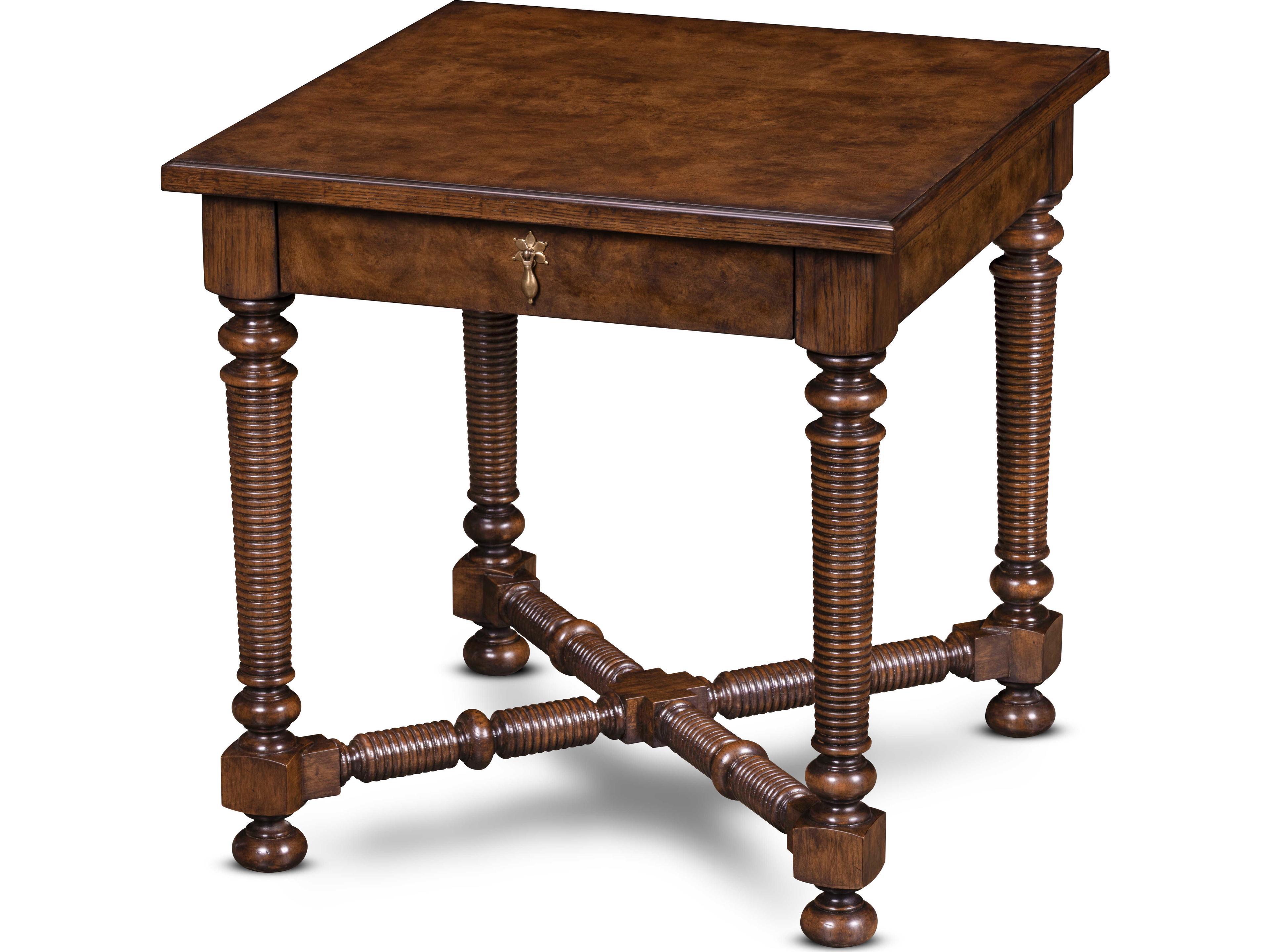 Maitland Smith Mg Square Wood End Table