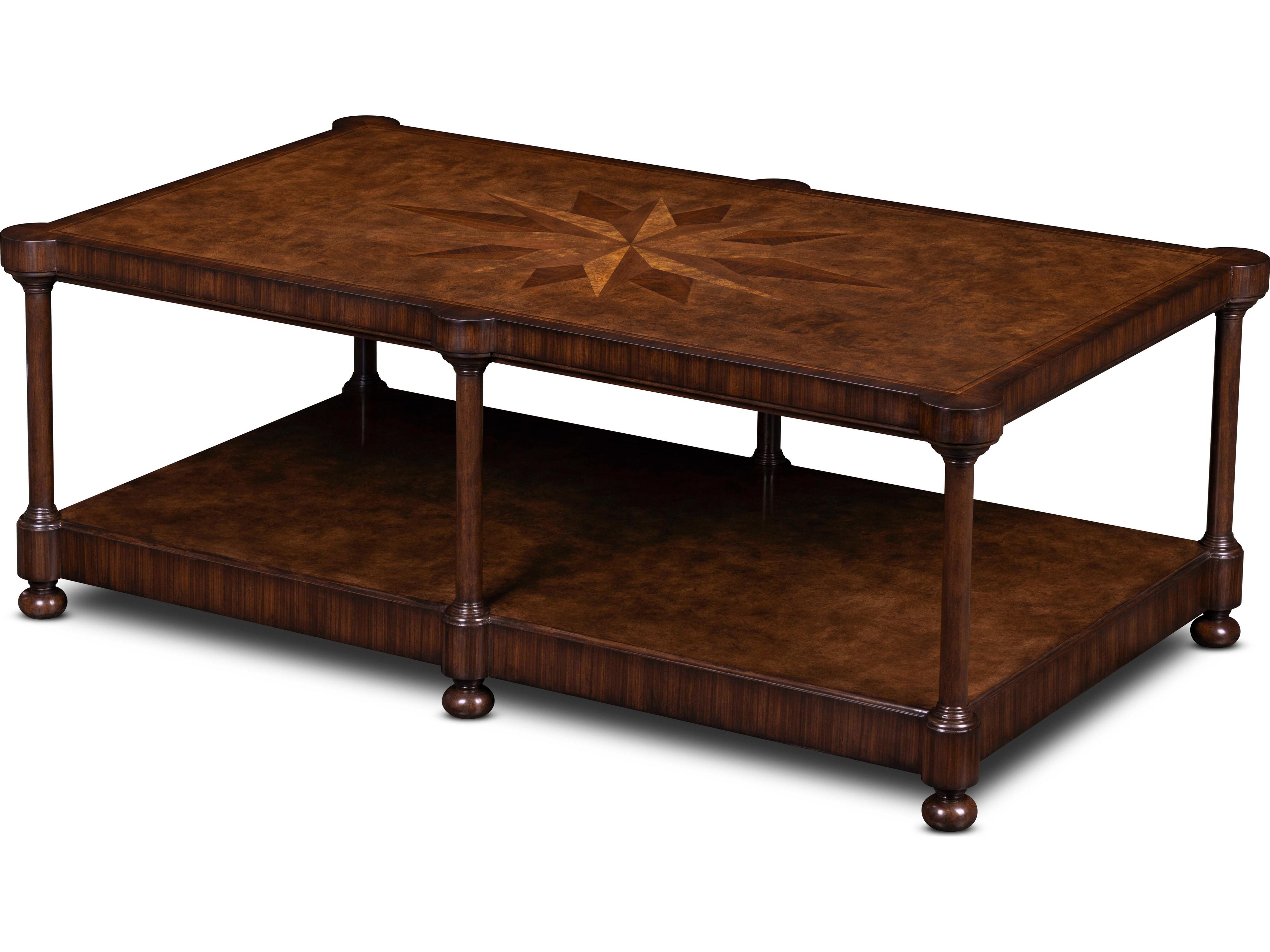 Maitland Smith Mg Rectangular Wood Coffee Table