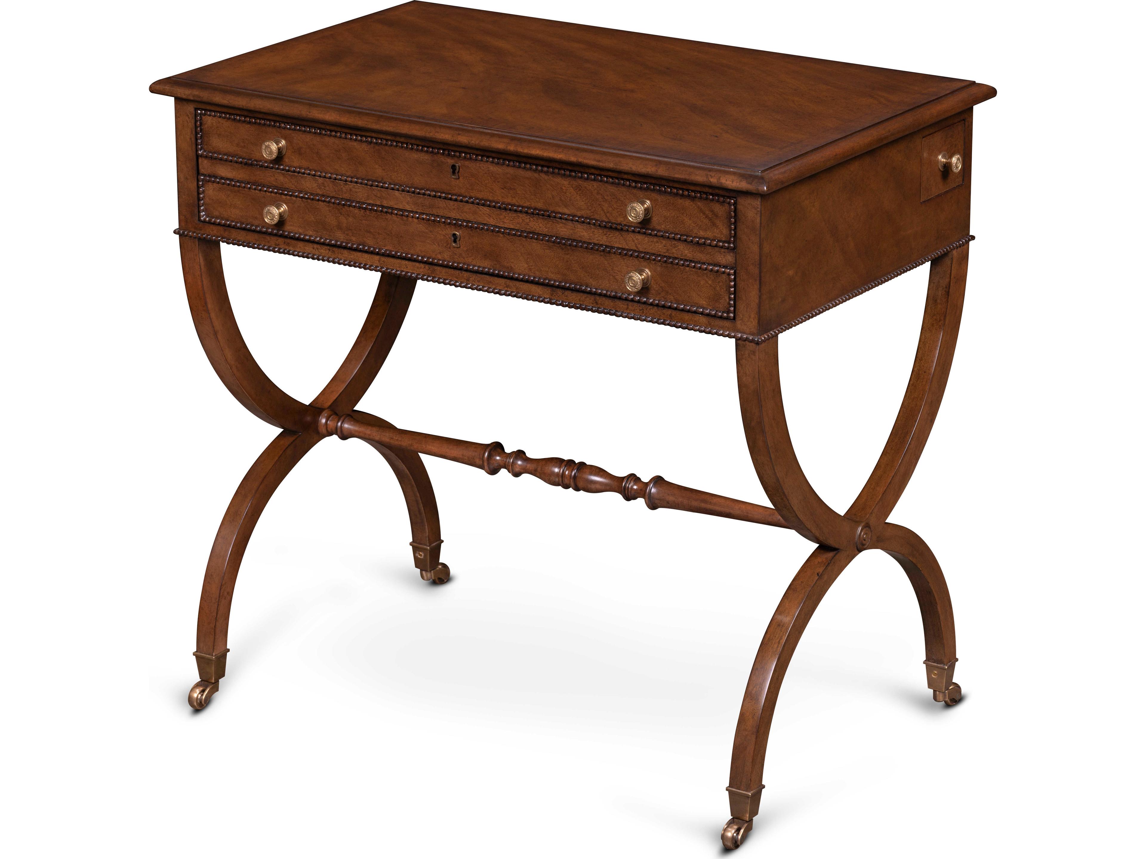 Maitland Smith Mg Rectangular Wood End Table